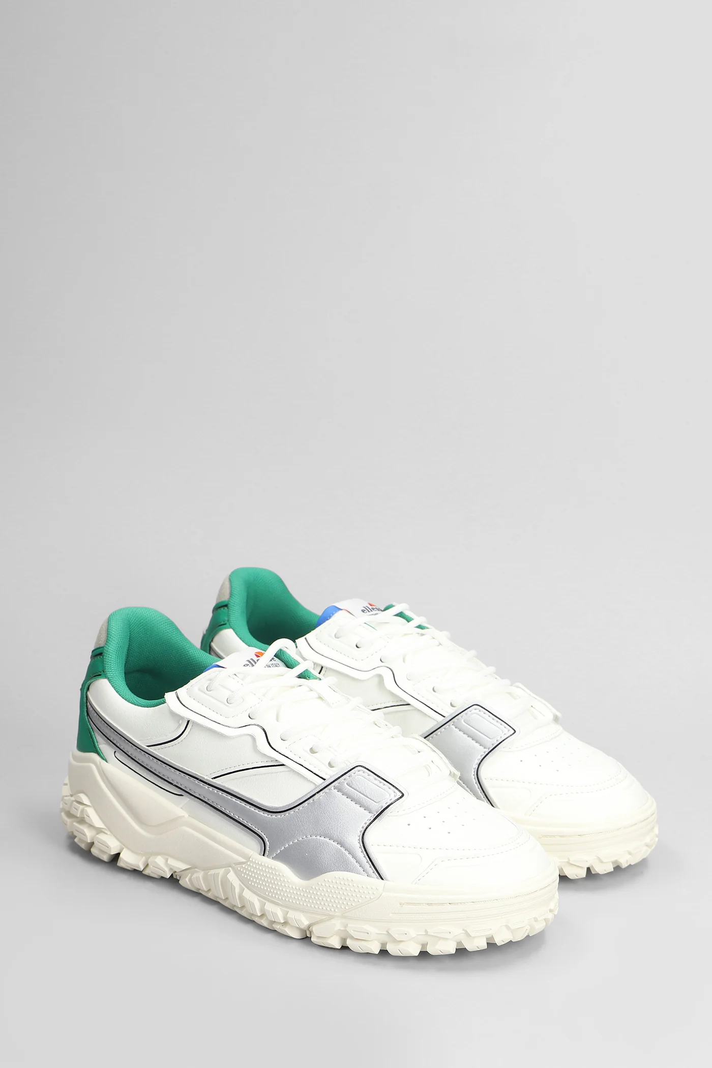 Lsr Dna 001 Sneakers in white leather and fabric - Image 2