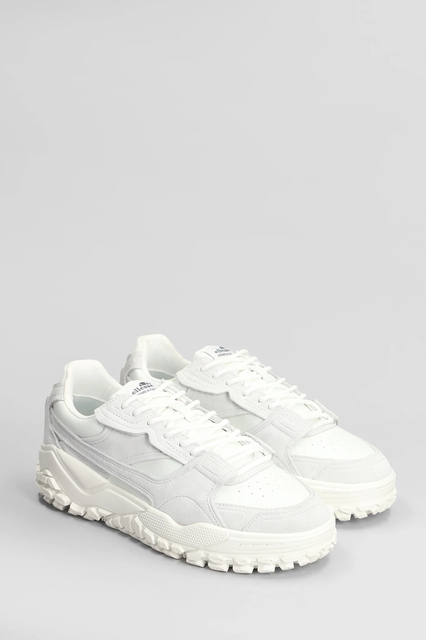 Lsr Luxe 001 Sneakers in grey suede and leather - Image 2
