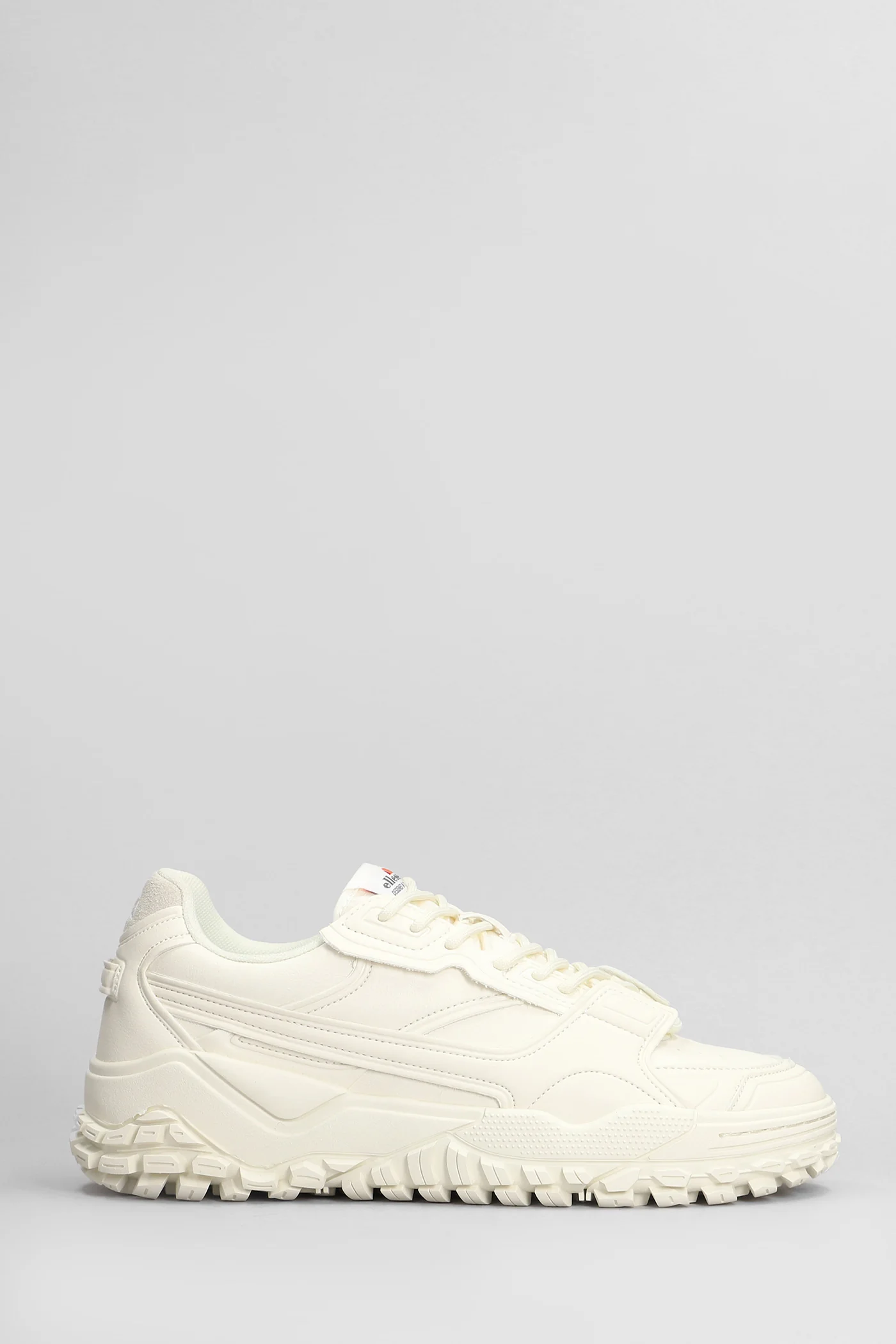 Lsr Pop Sneakers in beige leather