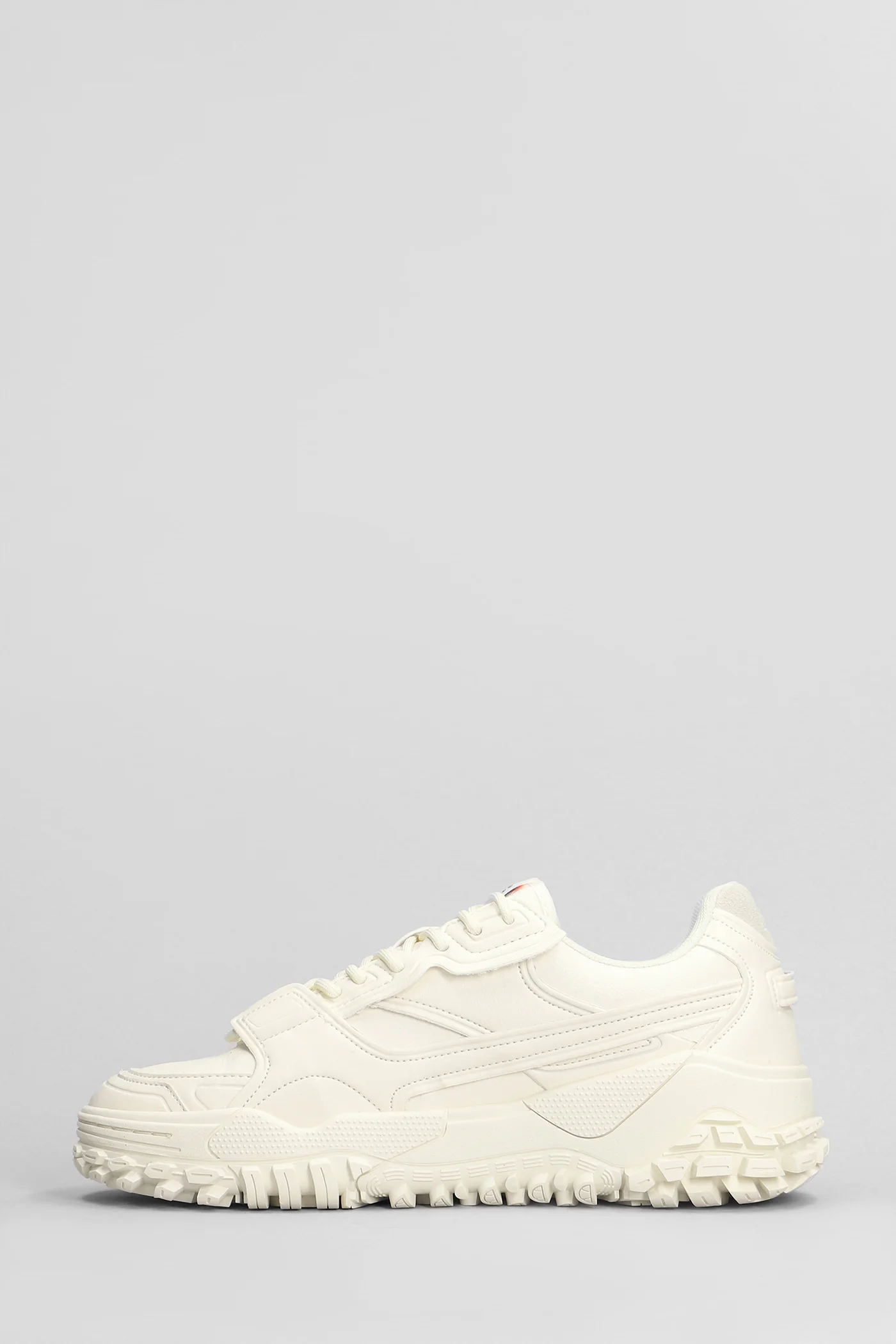 Lsr Pop Sneakers in beige leather - Image 3
