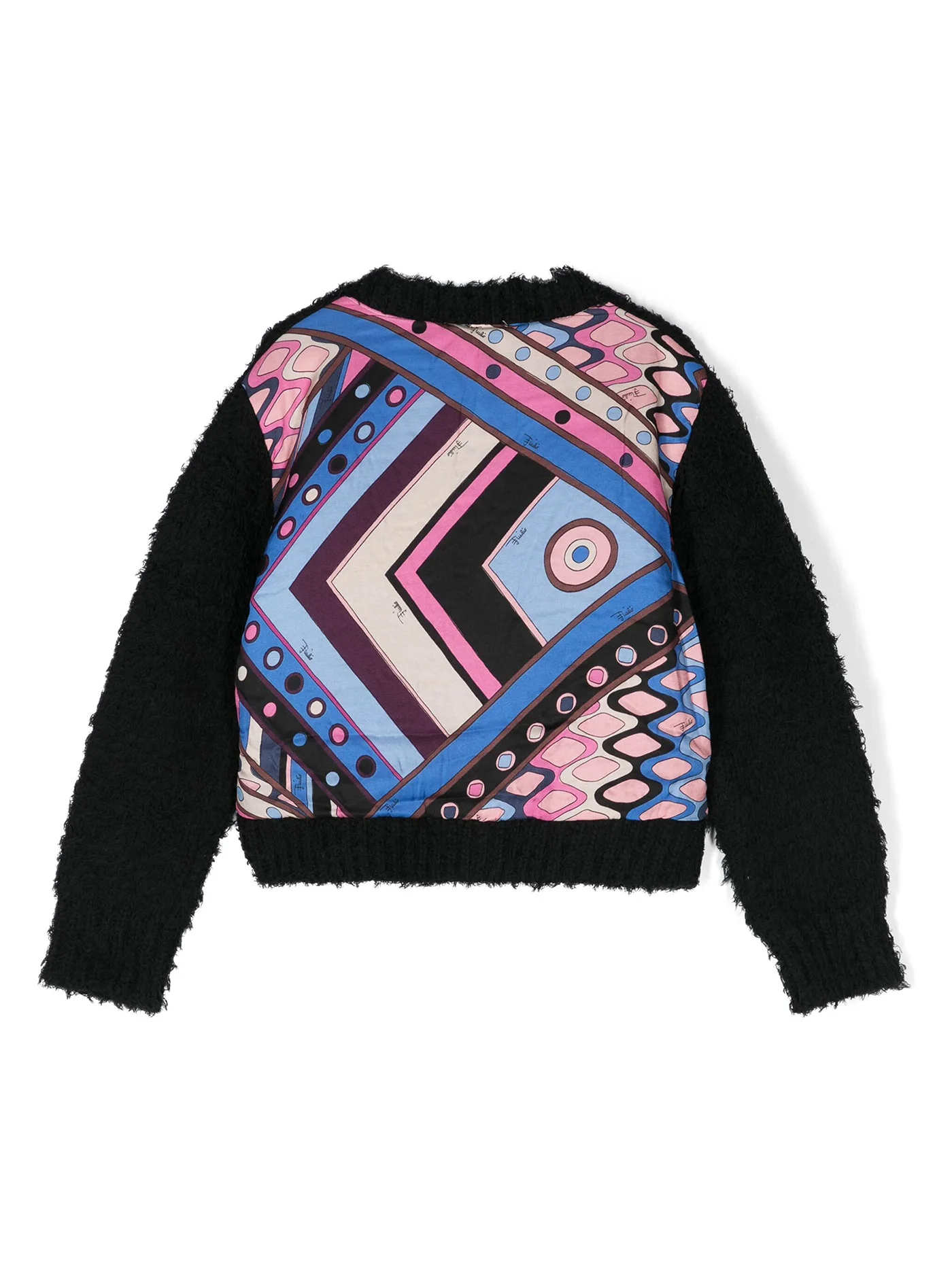 Cardigan in black cotton - Image 2