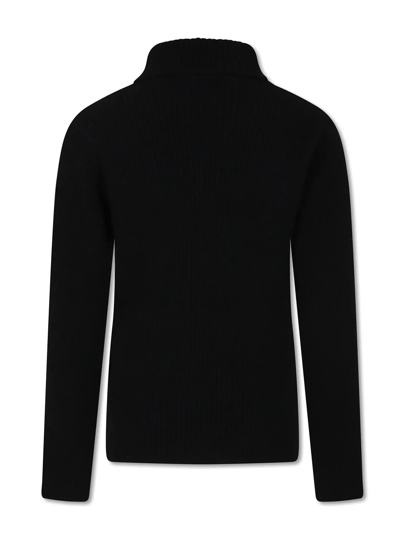 Knitwear in black wool - Image 2