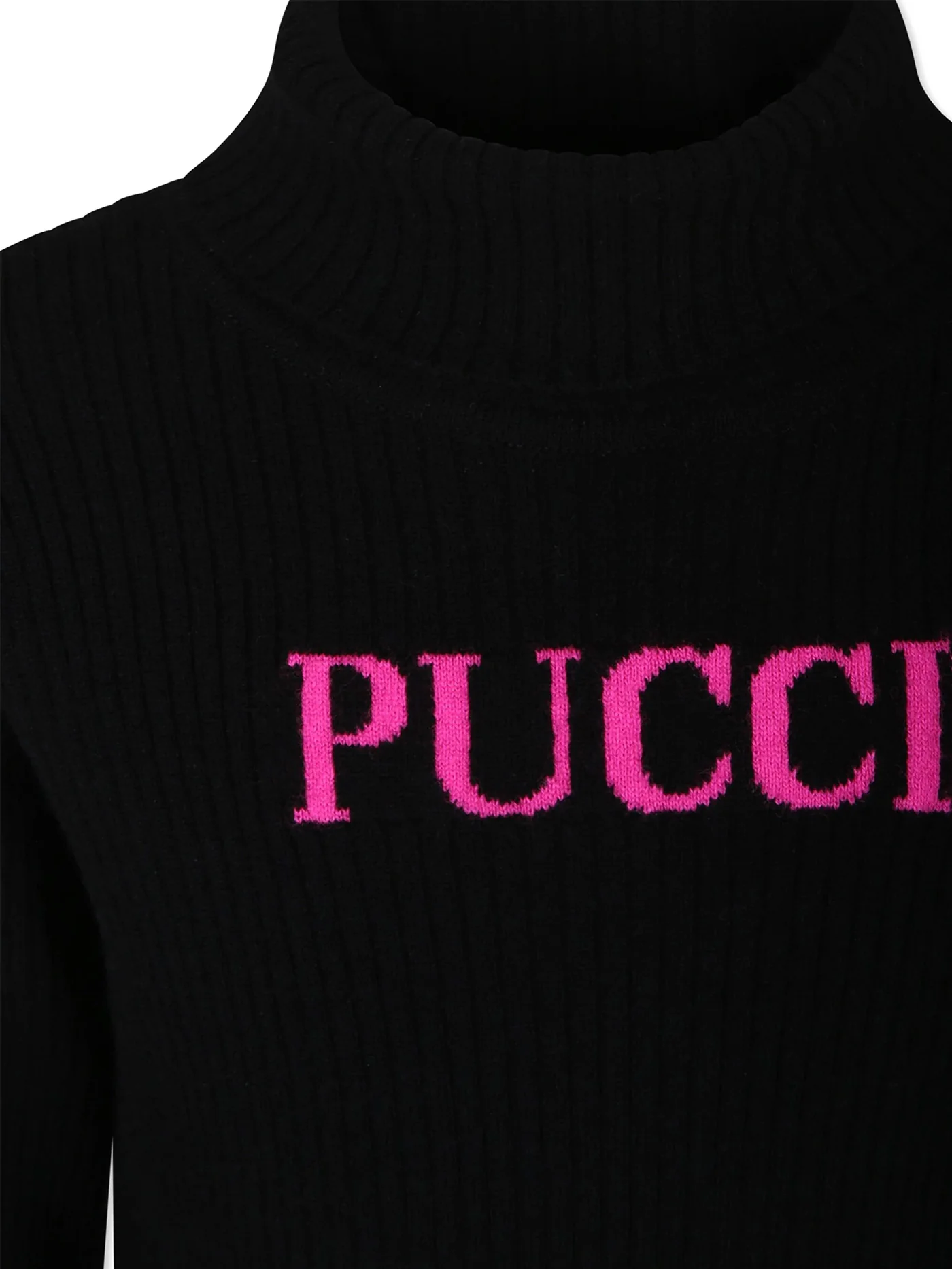 Knitwear in black wool - Image 3