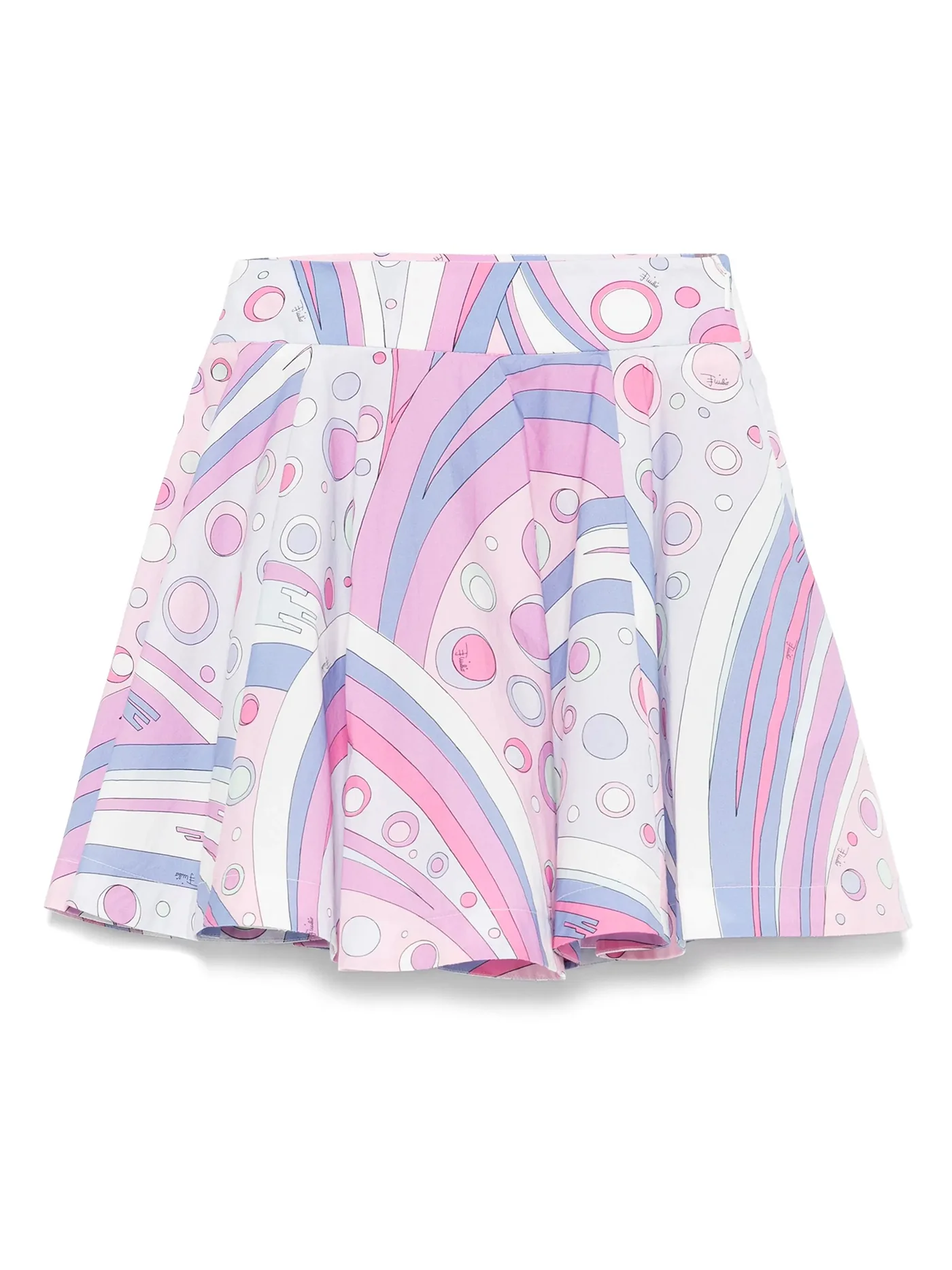 Skirt in multicolor cotton
