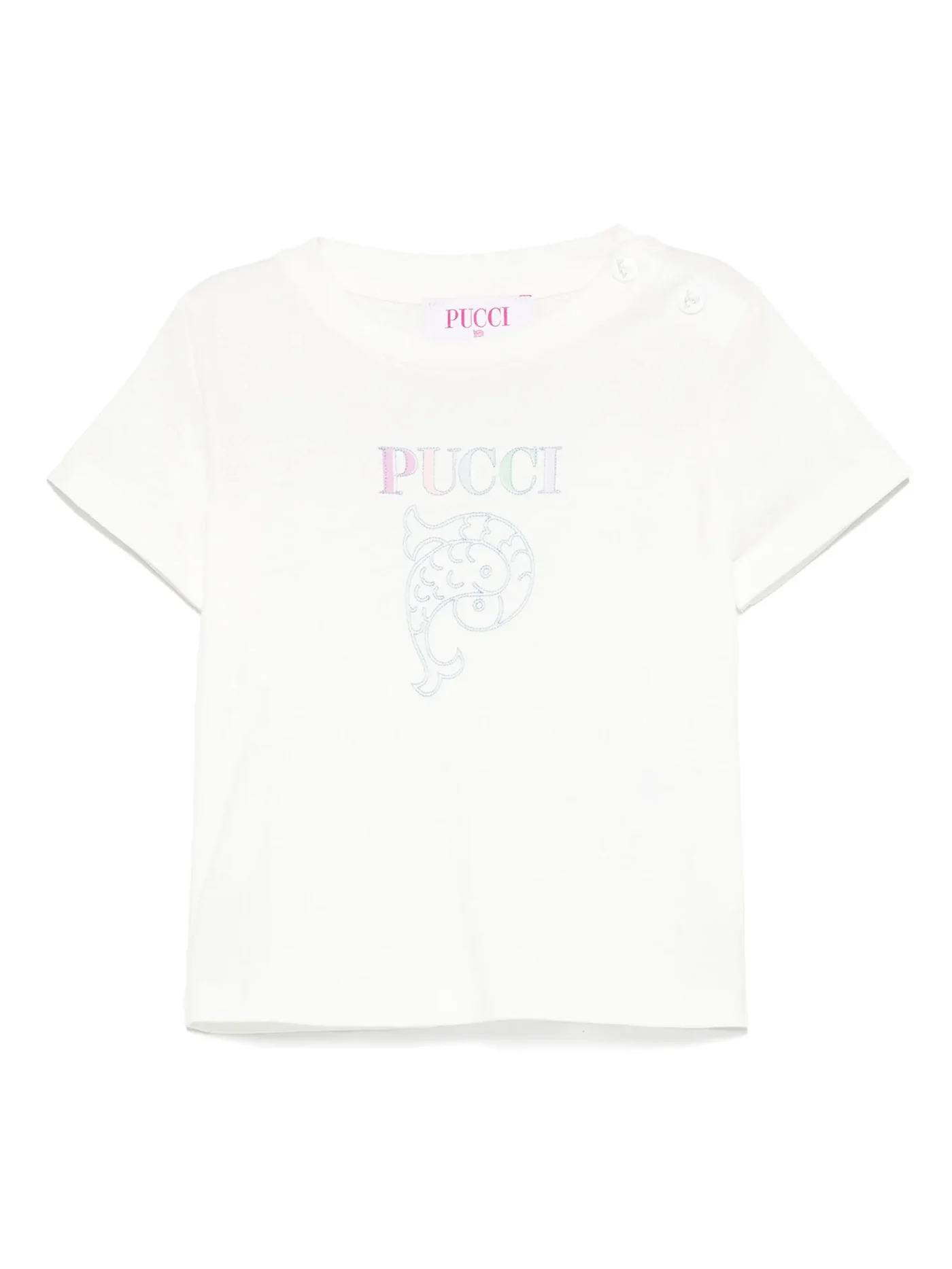 T-Shirt in white cotton