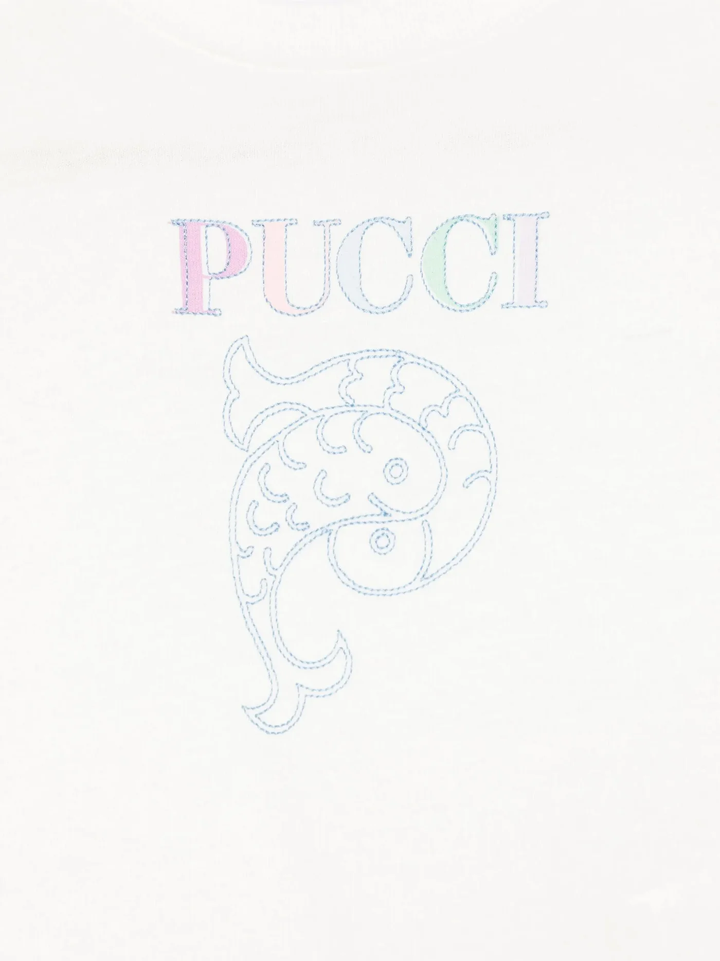T-Shirt in white cotton - Image 3