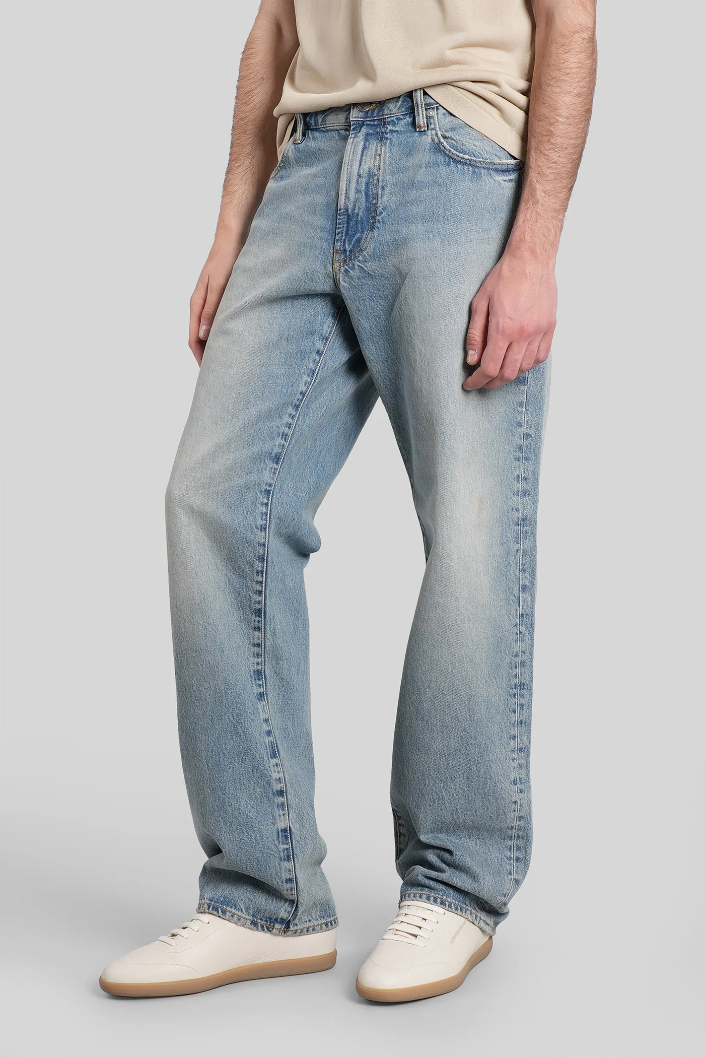 Jeans in blue cotton - Image 4