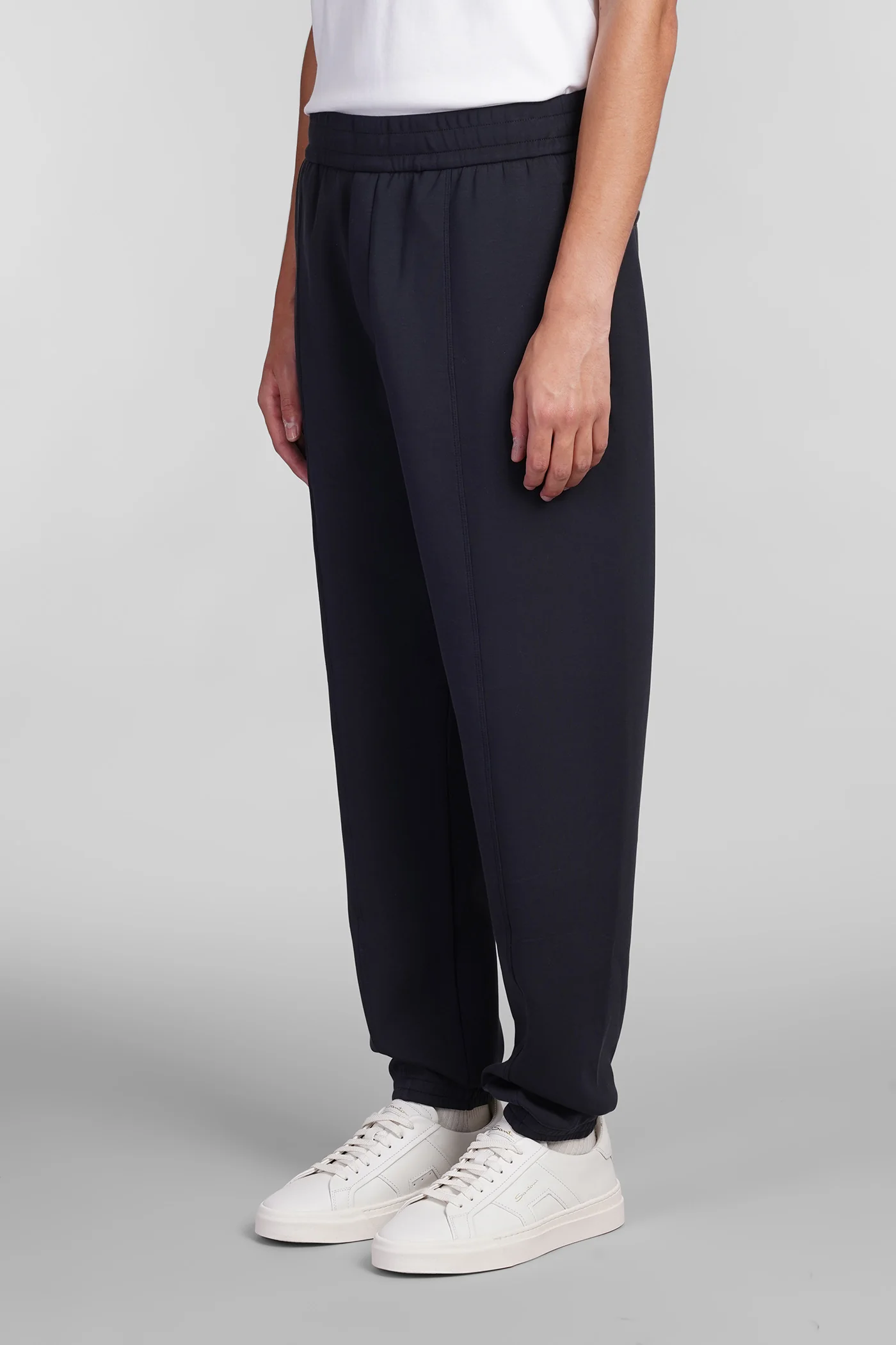 Pants in blue polyester - Image 4
