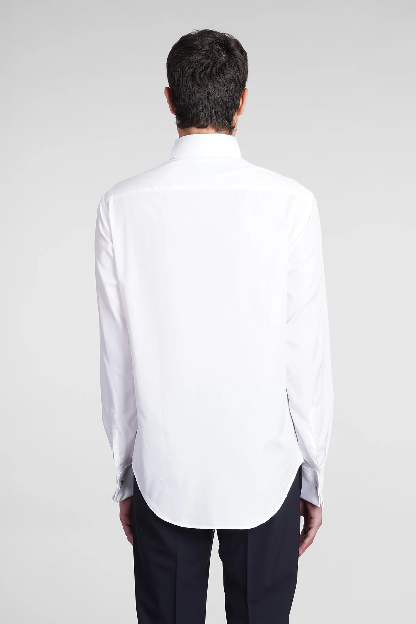 Shirt in white cotton - Image 3
