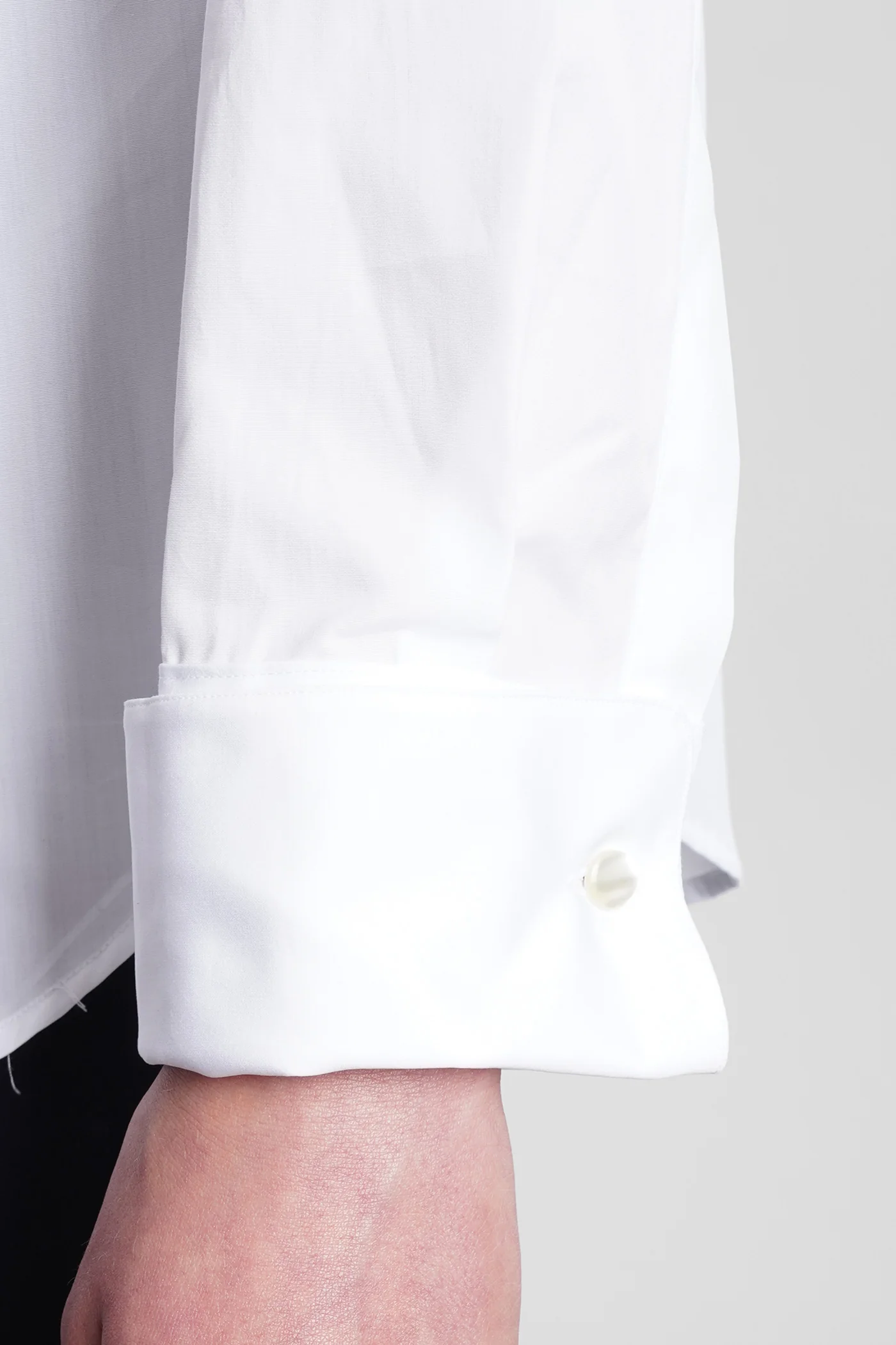 Shirt in white cotton - Image 5