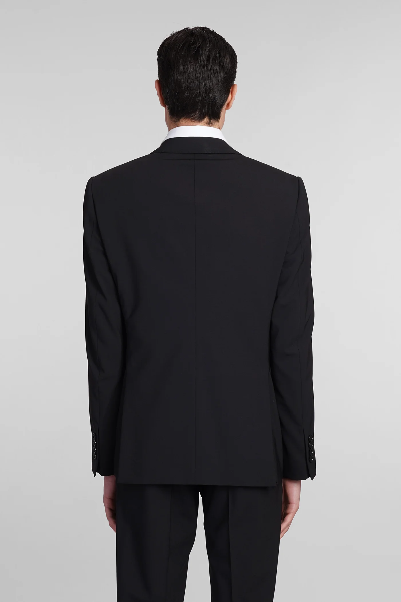 Suit in black viscose - Image 3