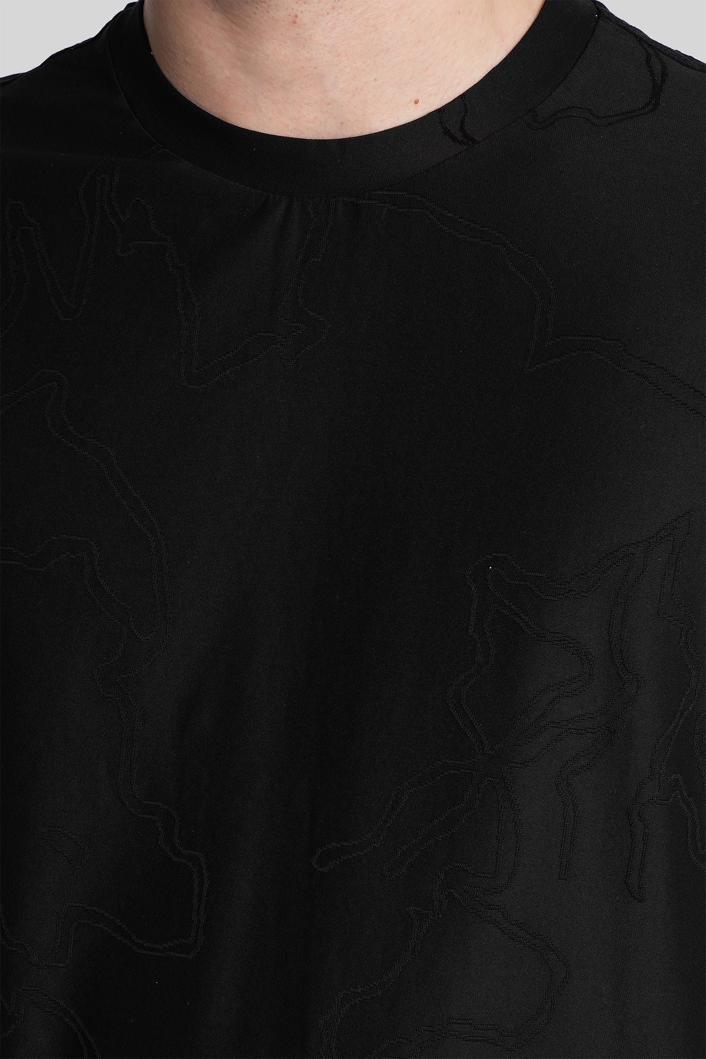 T-Shirt in black cotton - Image 5