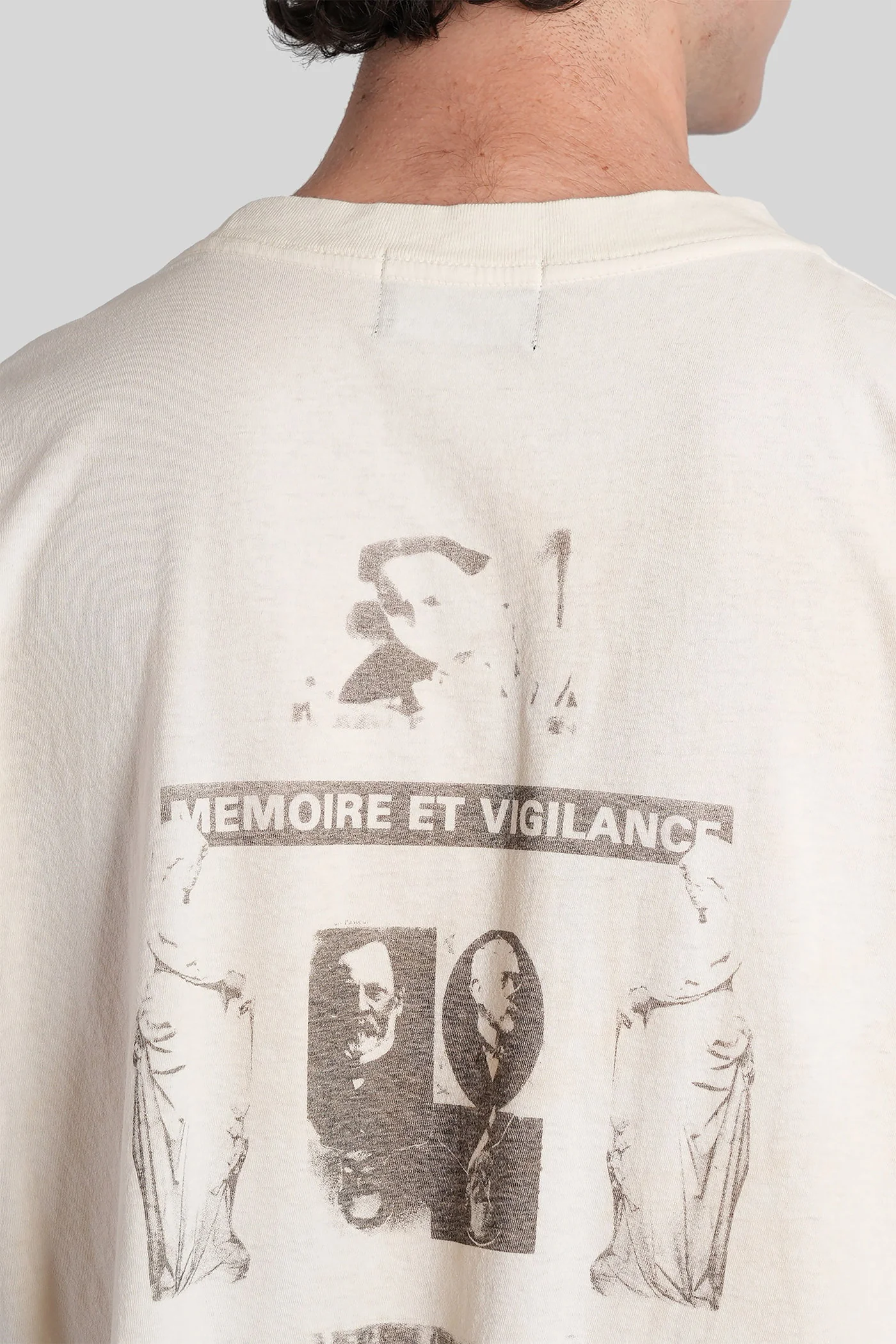 T-Shirt in beige cotton - Image 5