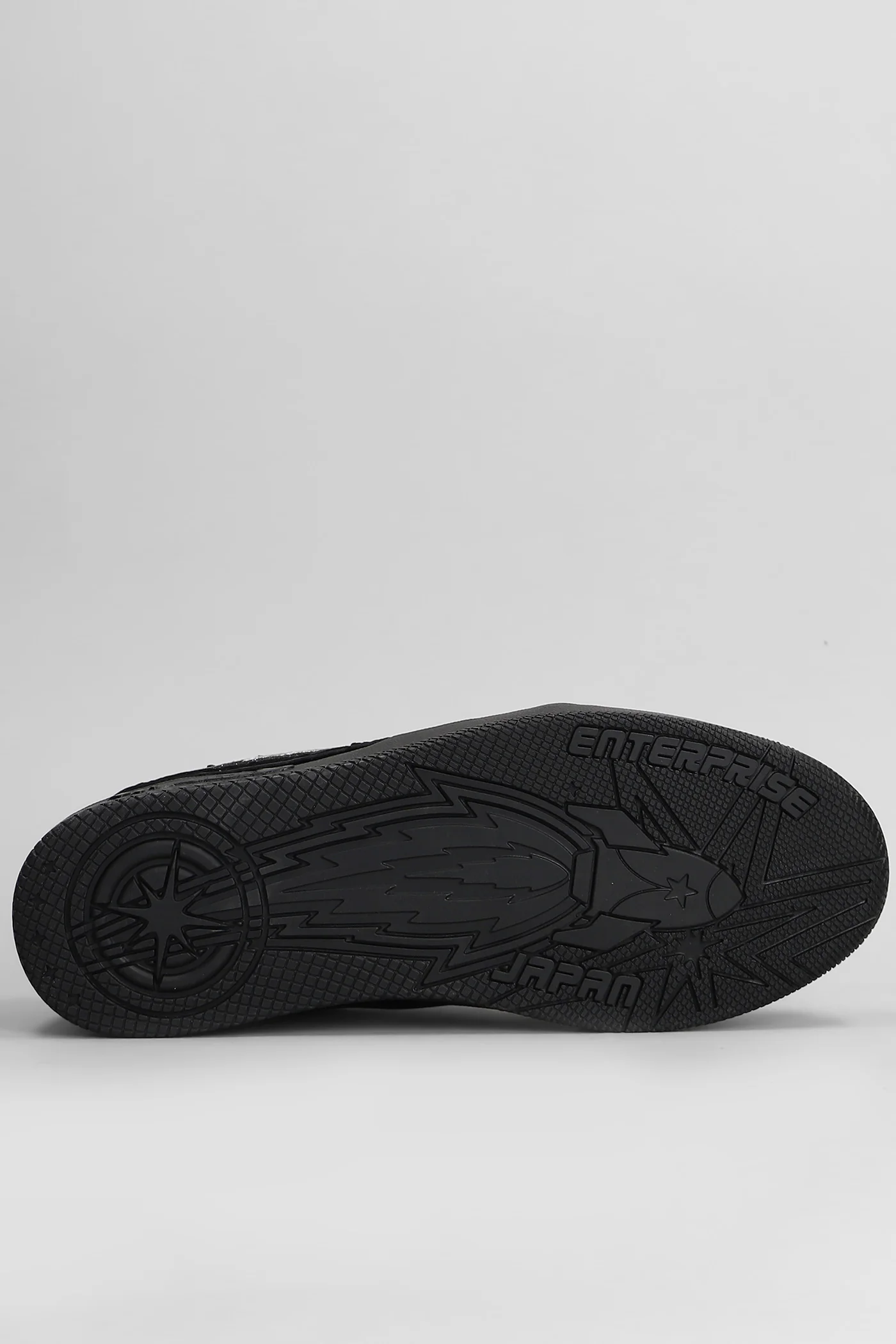 Egg Rocket Sneakers in black suede and leather - Image 5