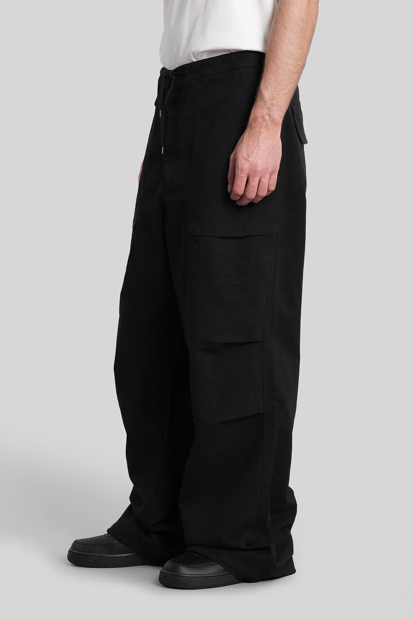 Pants in black cotton - Image 4