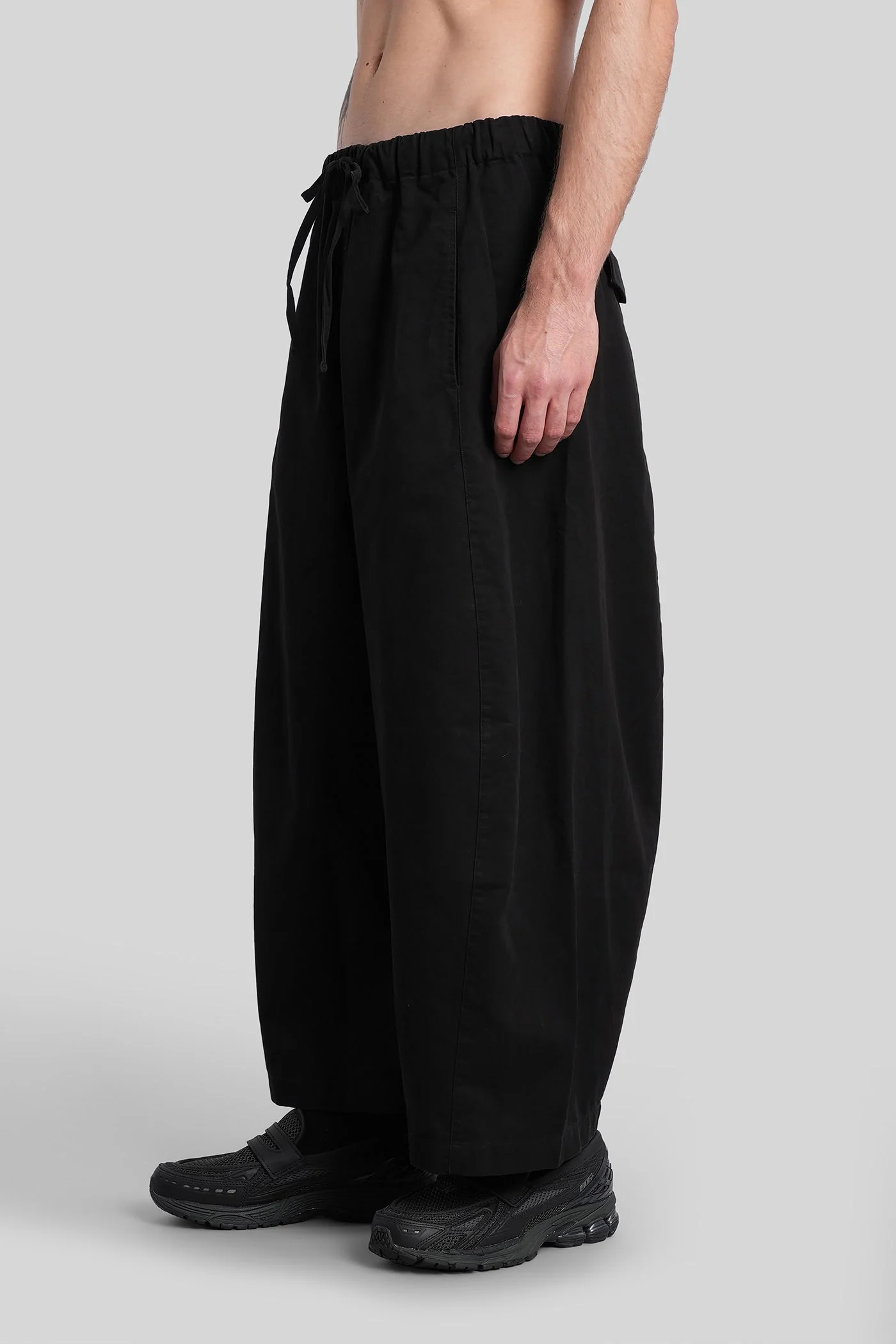 Pants in black cotton - Image 4