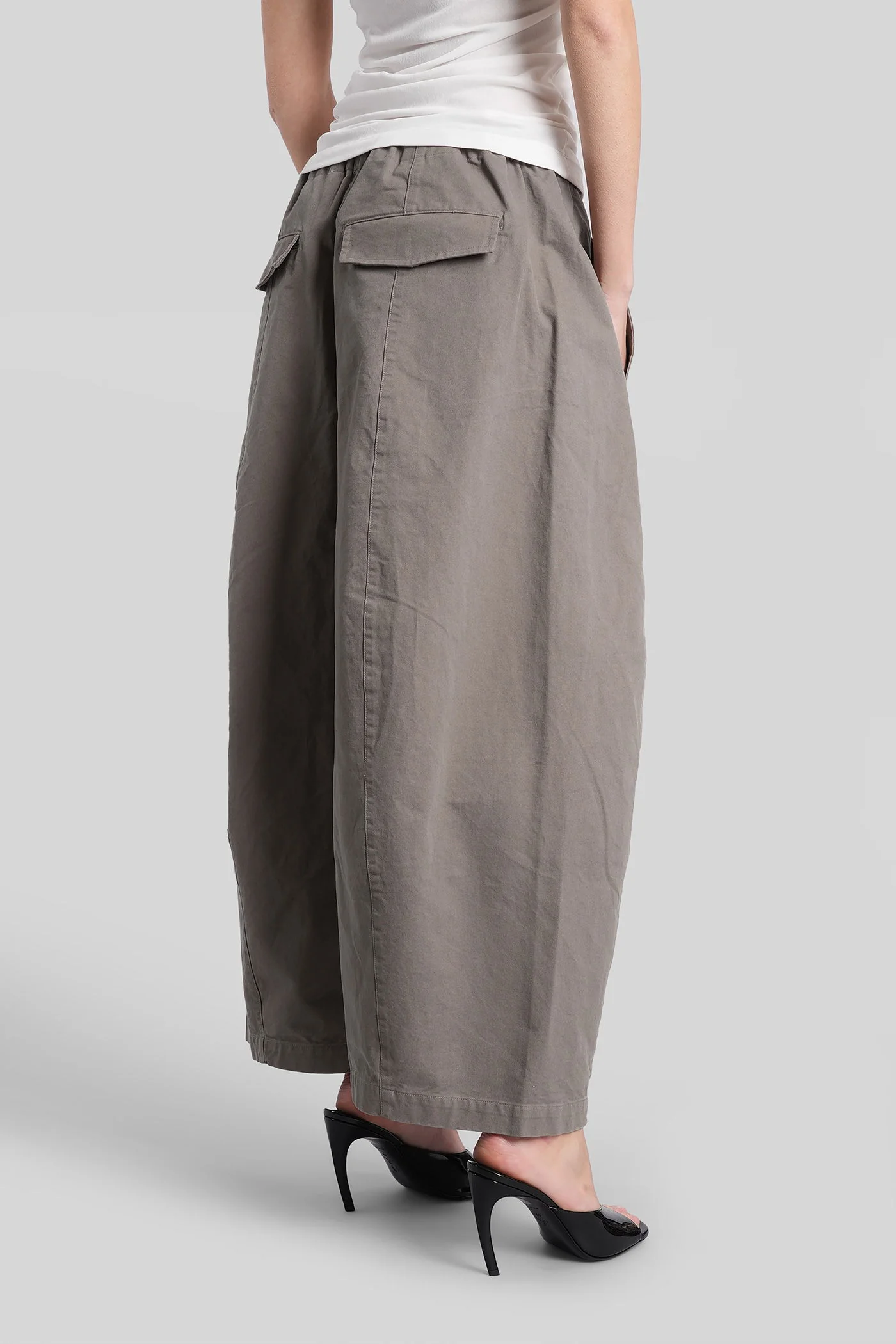 Pants in grey cotton - Image 3