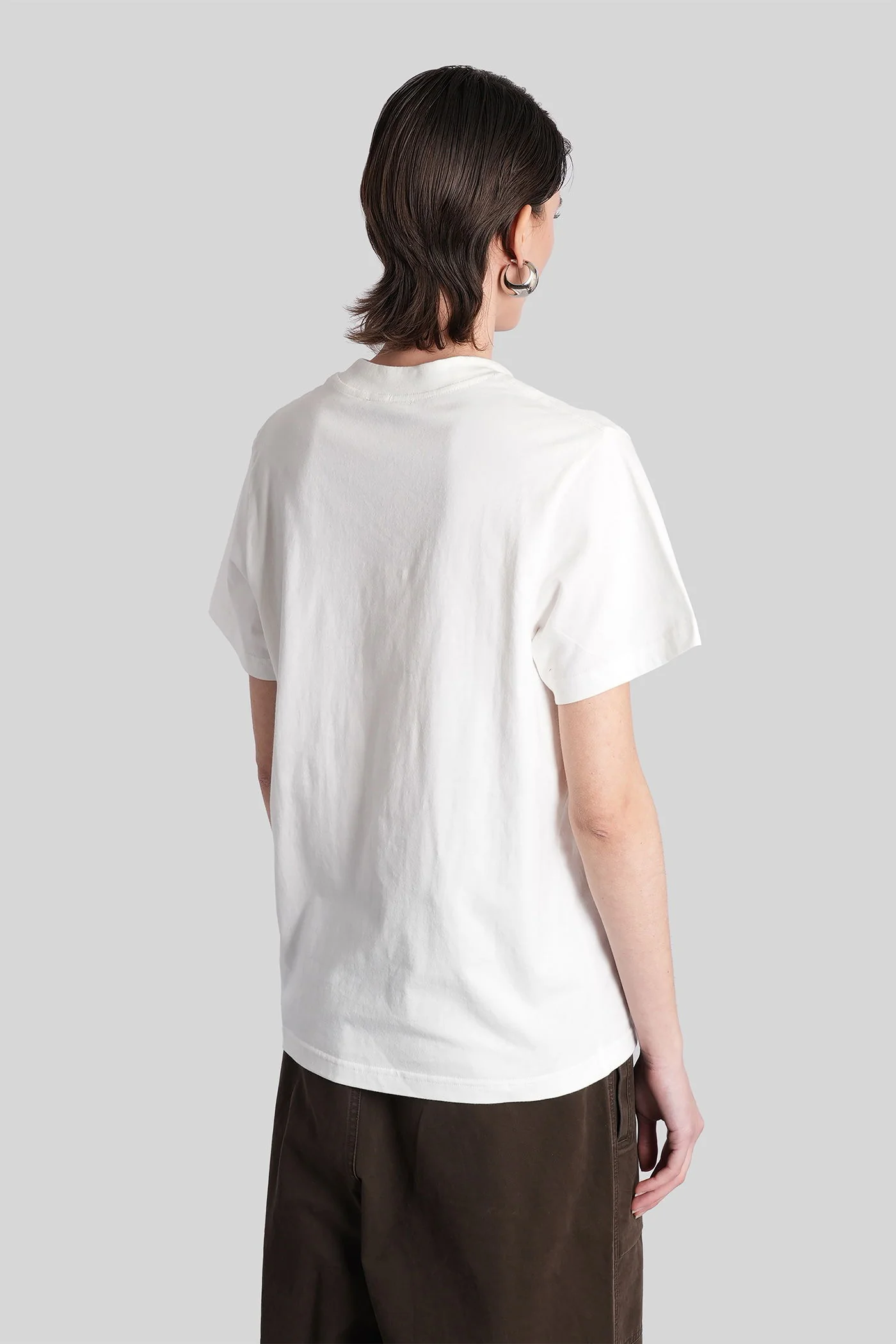 T-Shirt in white cotton - Image 2