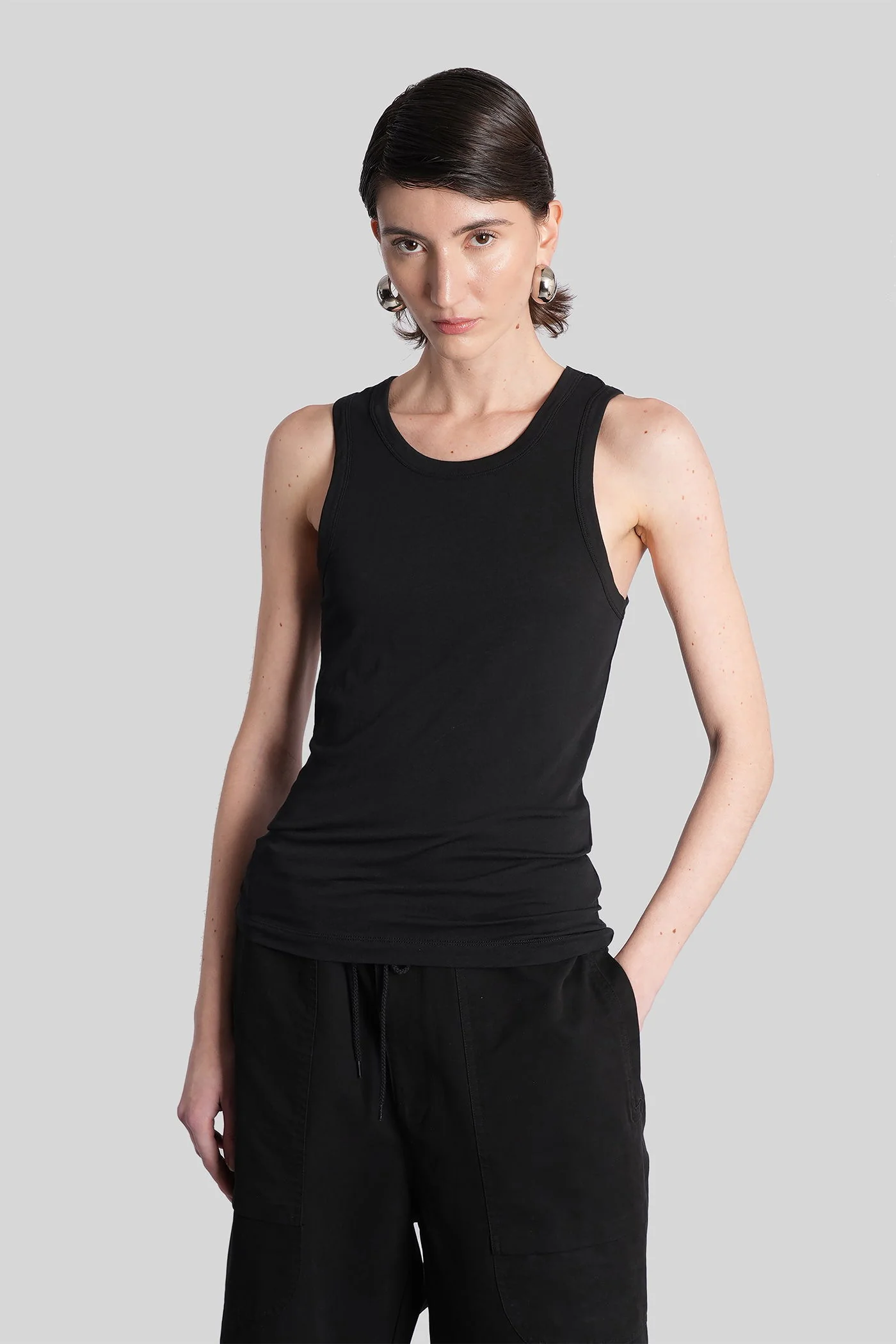 tank Top in black cotton