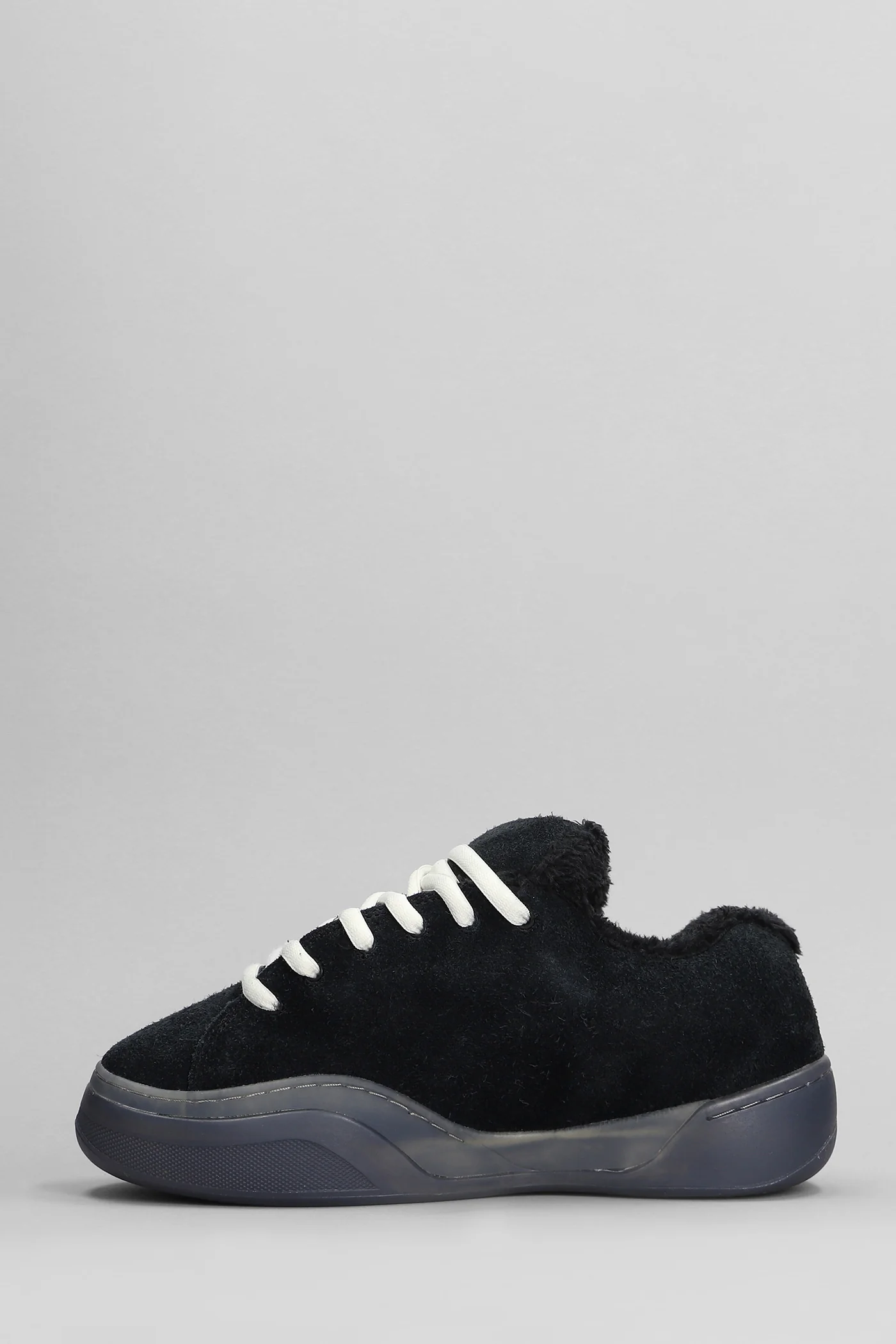 Sneakers in black suede - Image 3