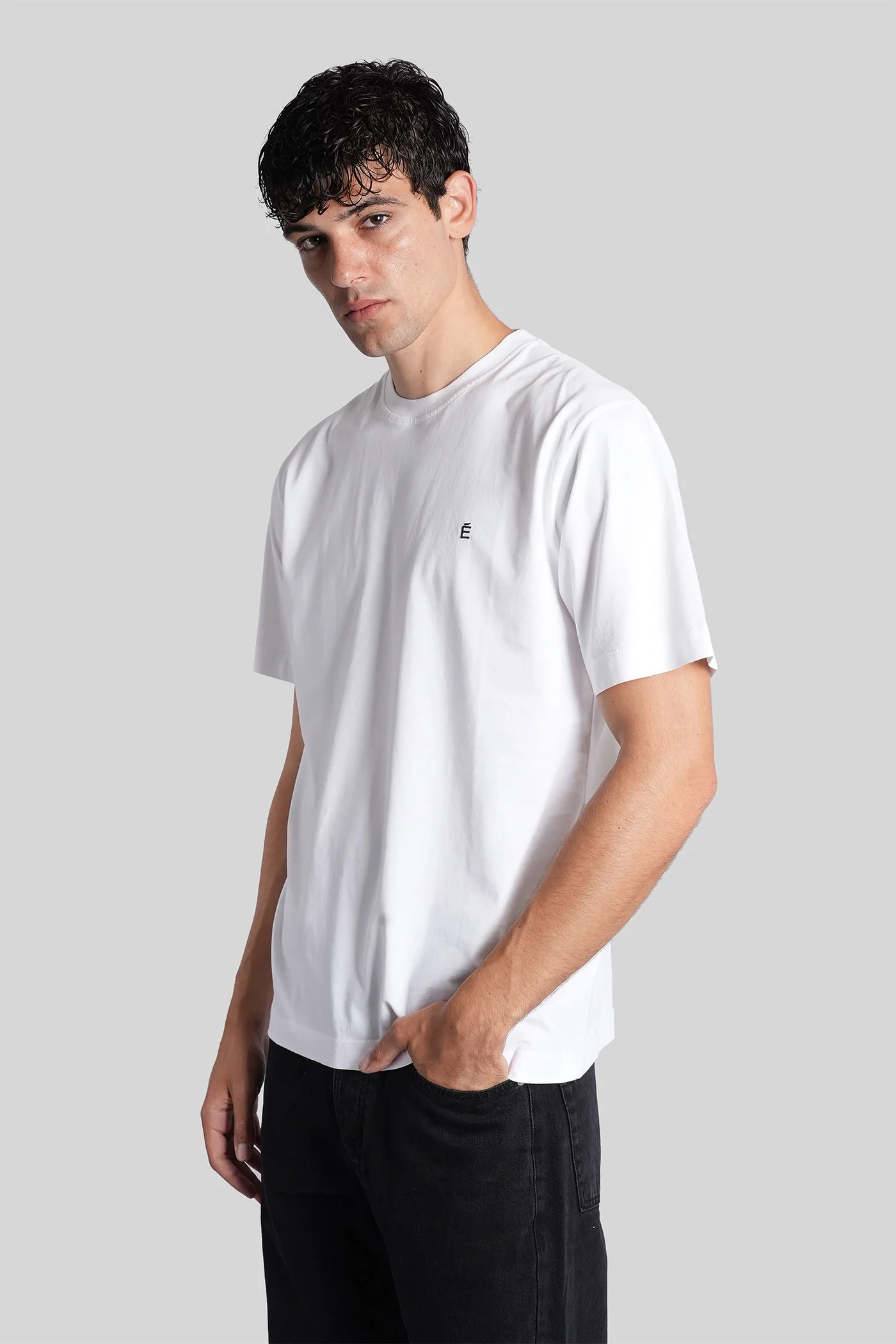T-Shirt in white cotton - Image 4
