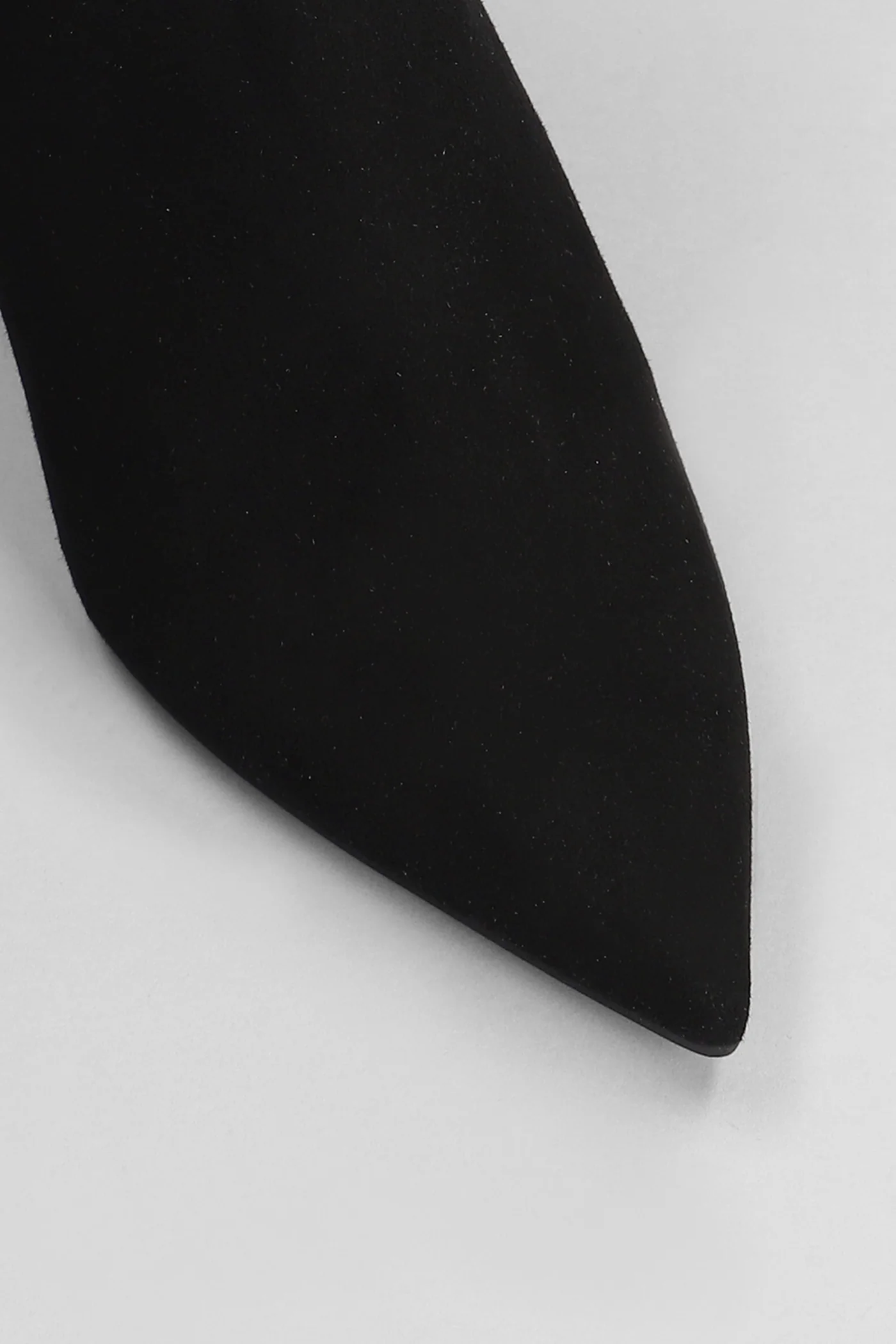 High heels Ankle boots in black suede - Image 5