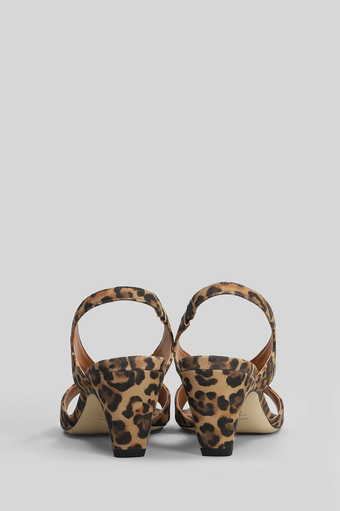 Sandals in Animalier suede - Image 4