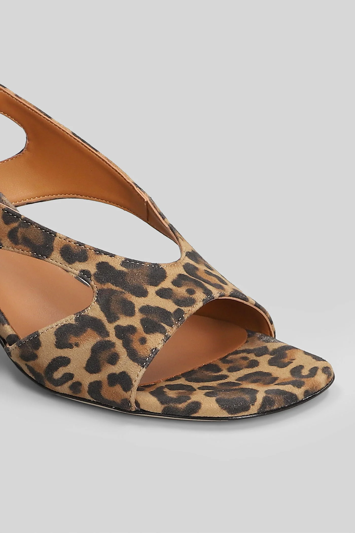 Sandals in Animalier suede - Image 5