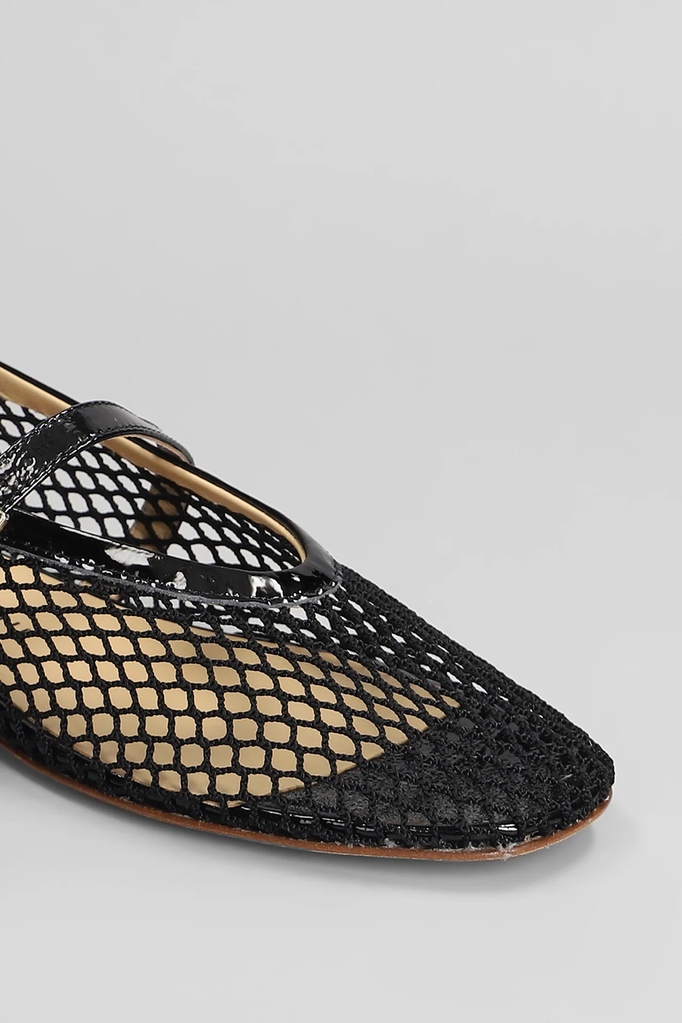 Ballet flats in black leather - Image 5
