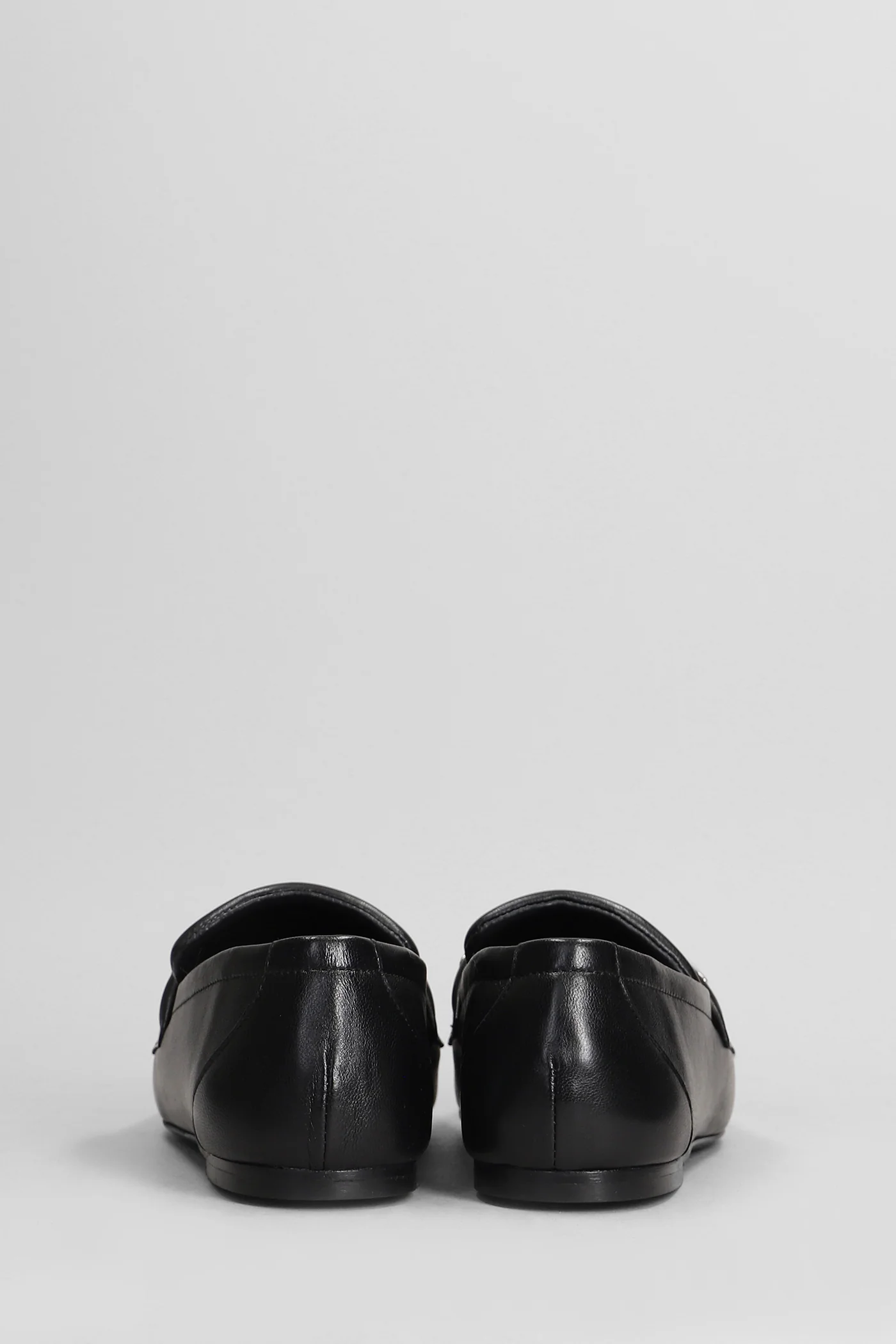 Loafers in black leather - Image 4