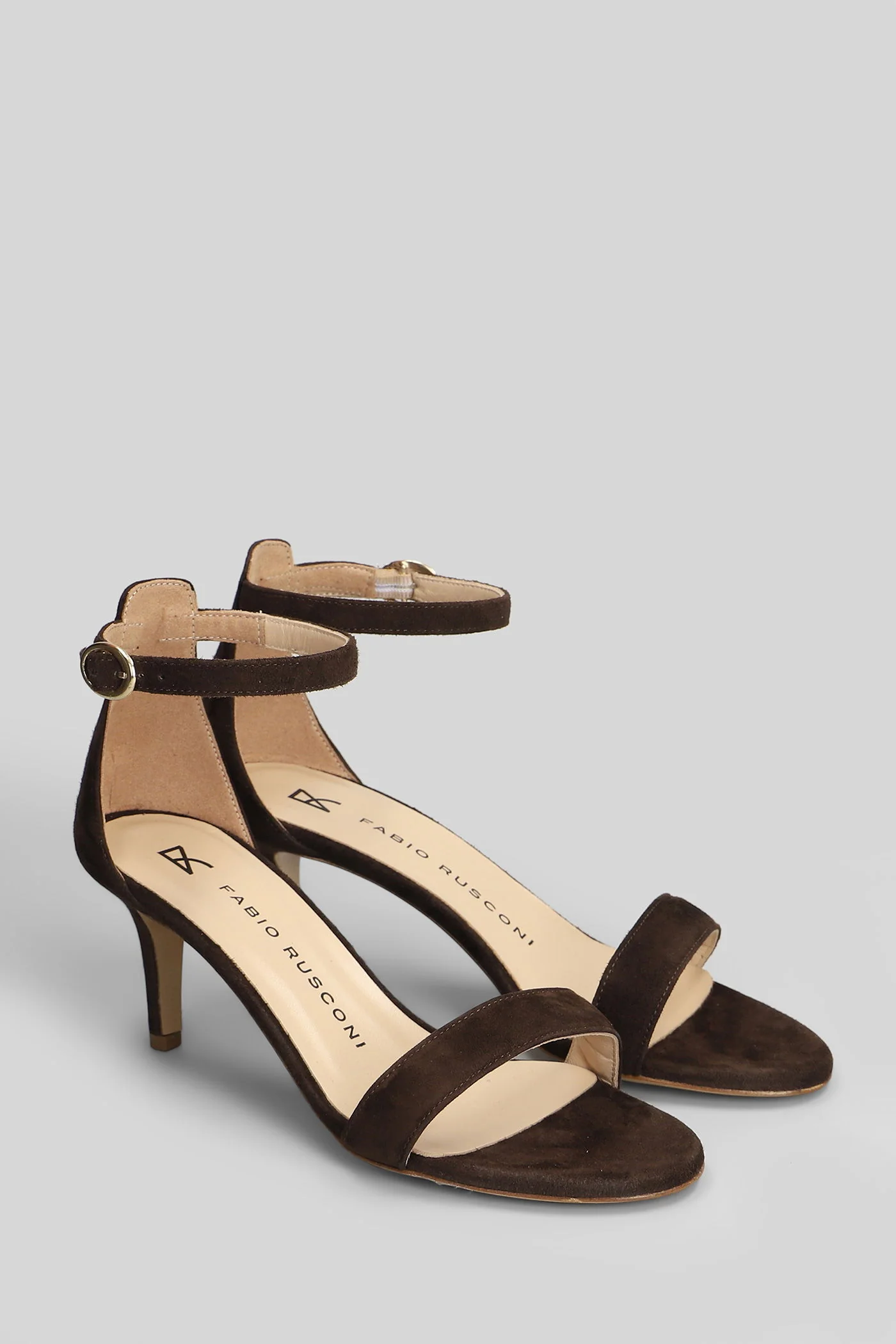Sandals in brown suede - Image 2