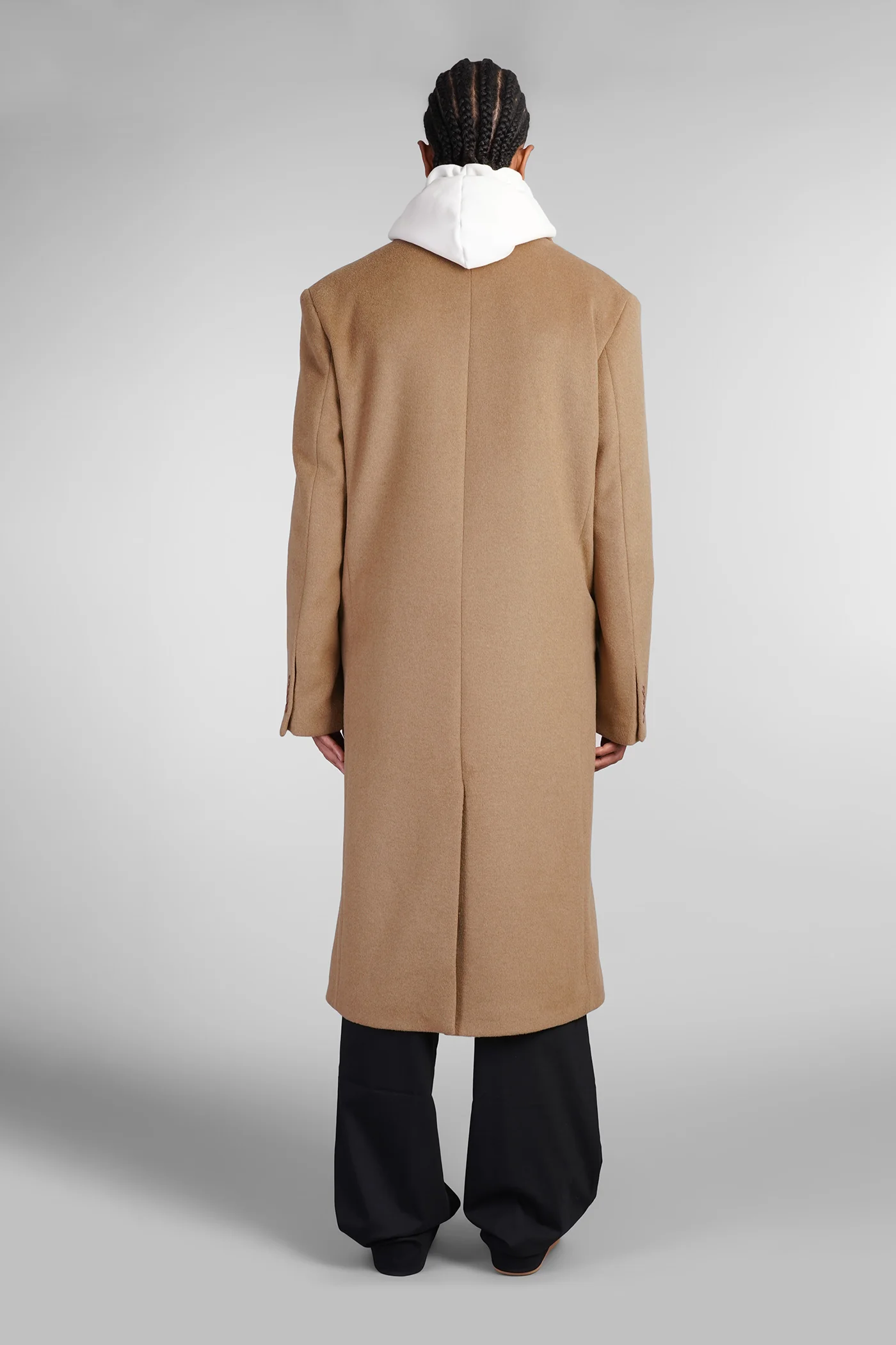 Coat in Camel wool - Image 3