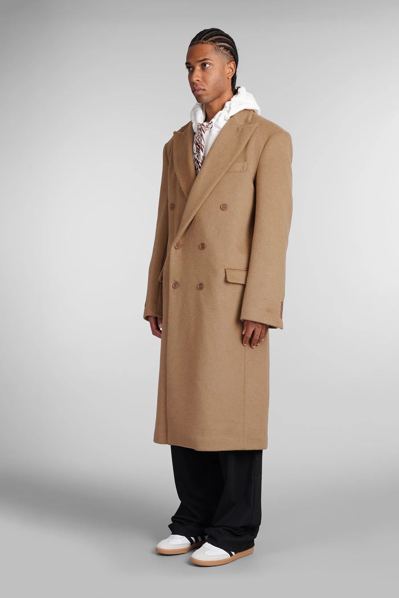 Coat in Camel wool - Image 4