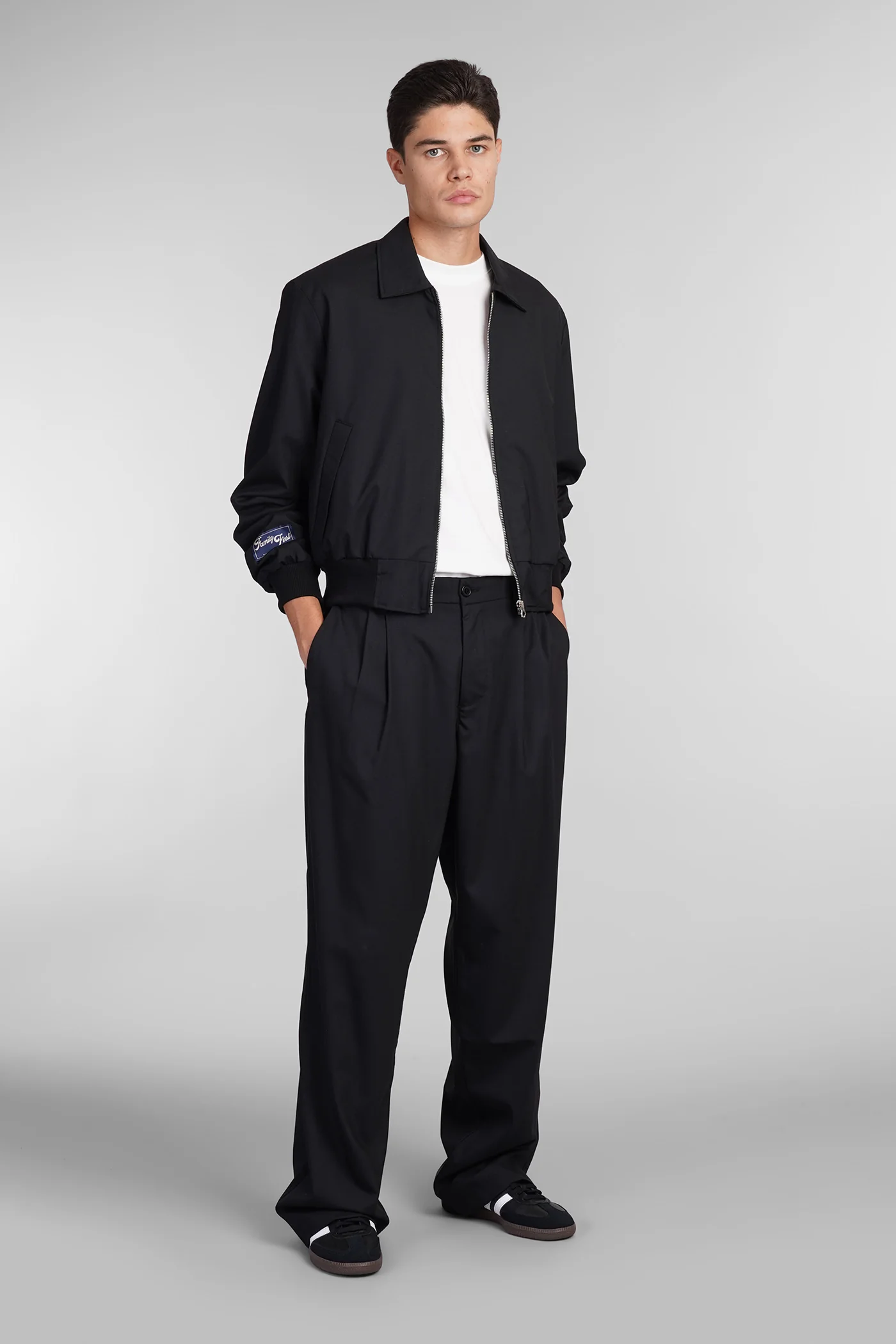 Pants in black polyester - Image 2
