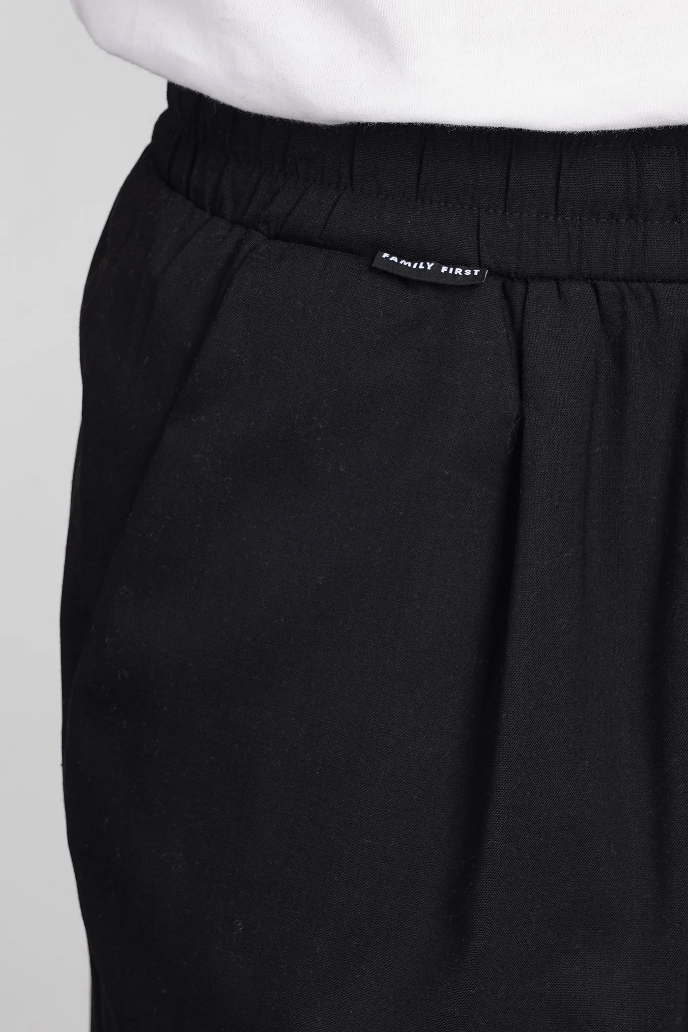 Pants in black polyester - Image 5