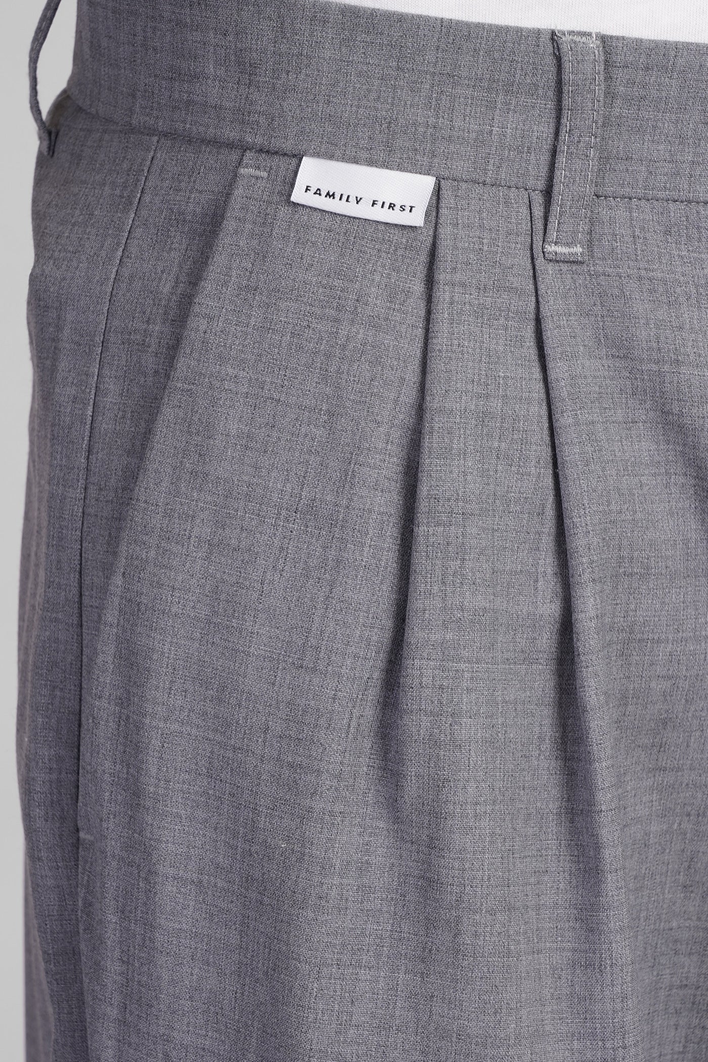 Pants in grey polyester - Image 5