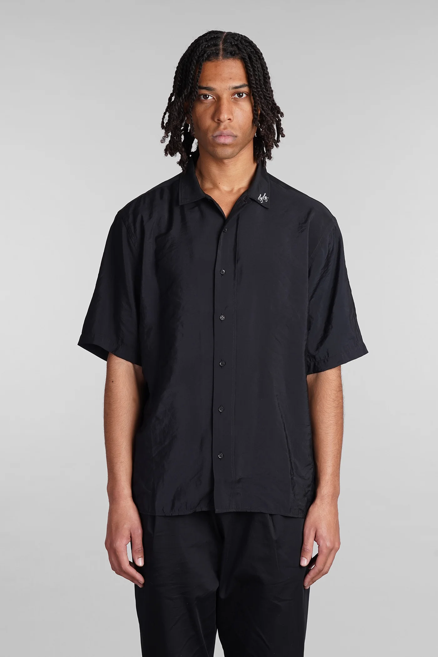 Shirt in black Paper