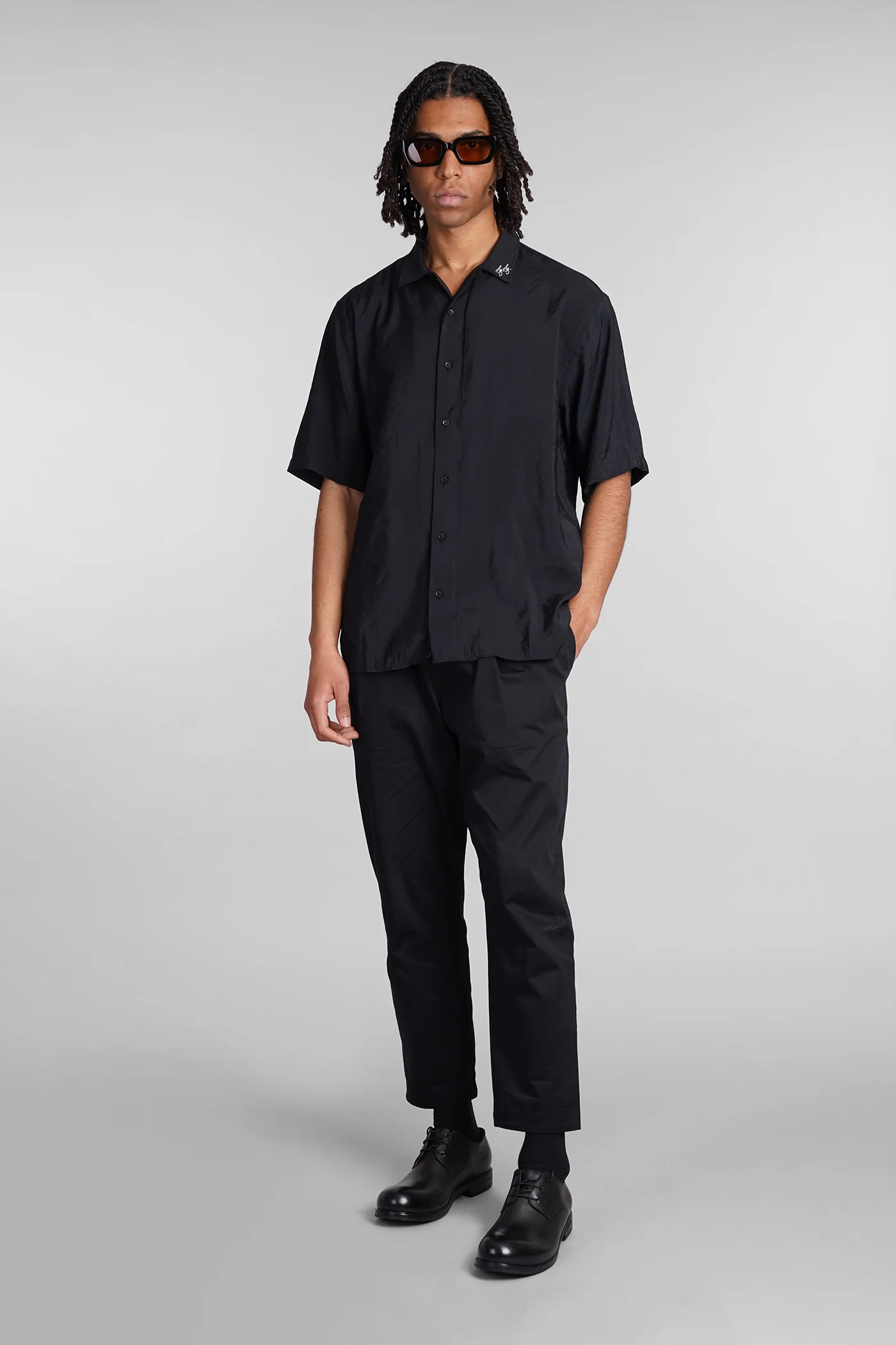 Shirt in black Paper - Image 2