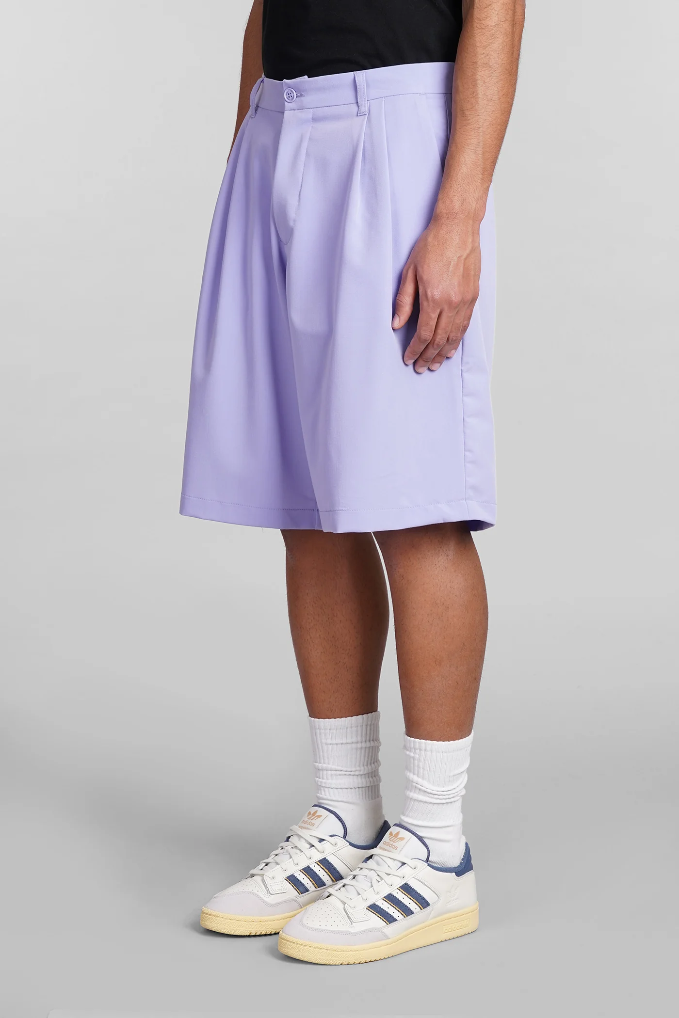Shorts in Lilla polyester - Image 4