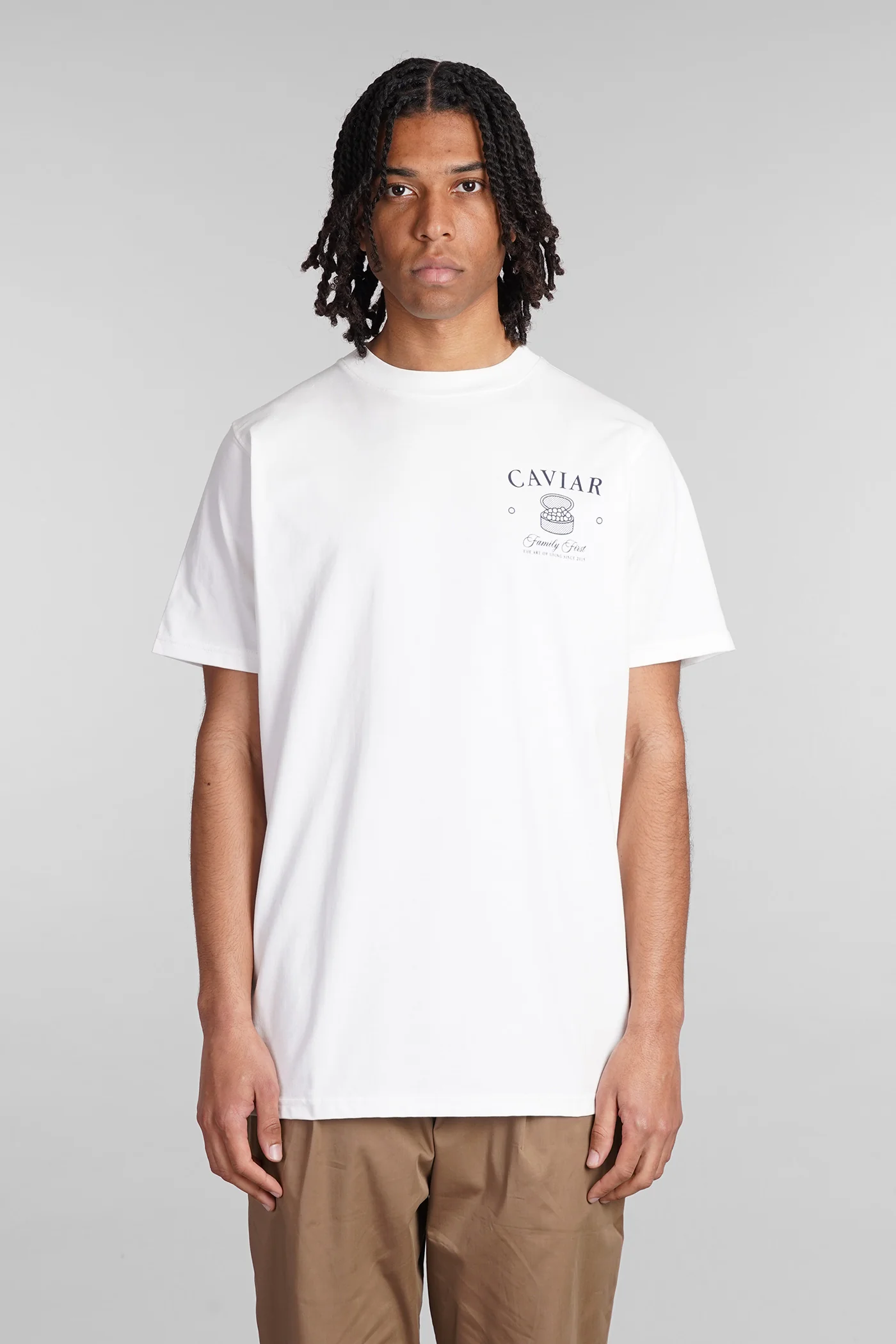 T-Shirt in white cotton