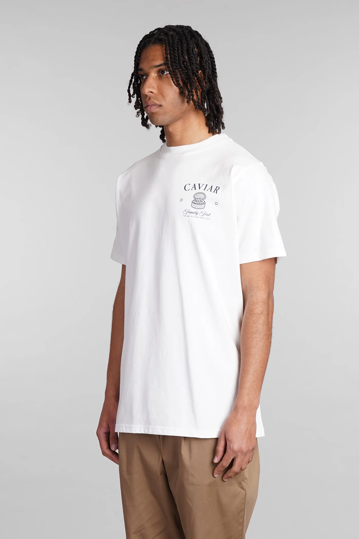 T-Shirt in white cotton - Image 4