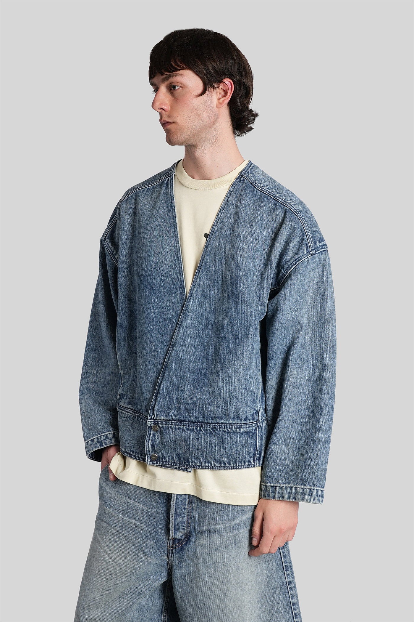 Denim Jackets in blue cotton - Image 4
