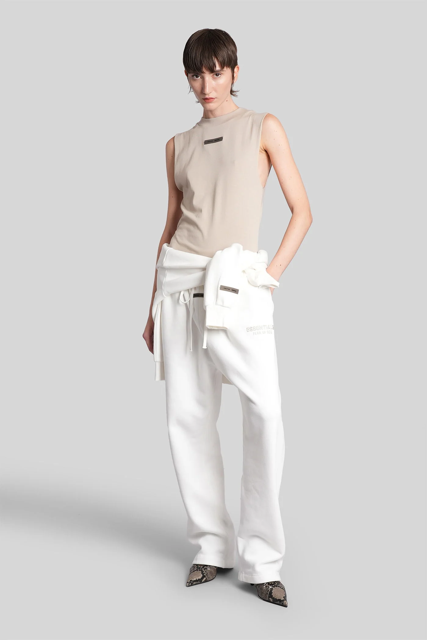 Body in beige cotton - Image 2