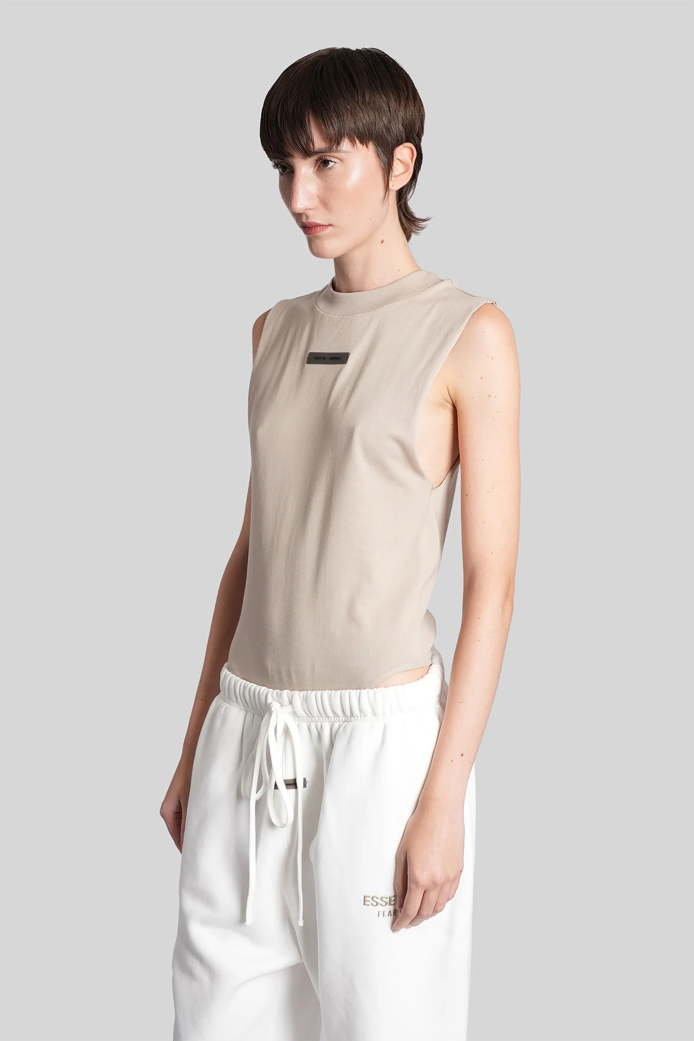 Body in beige cotton - Image 4
