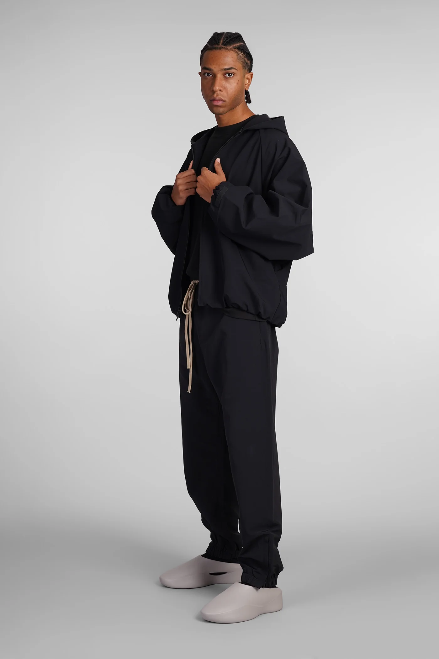 Bomber in black nylon - Image 2