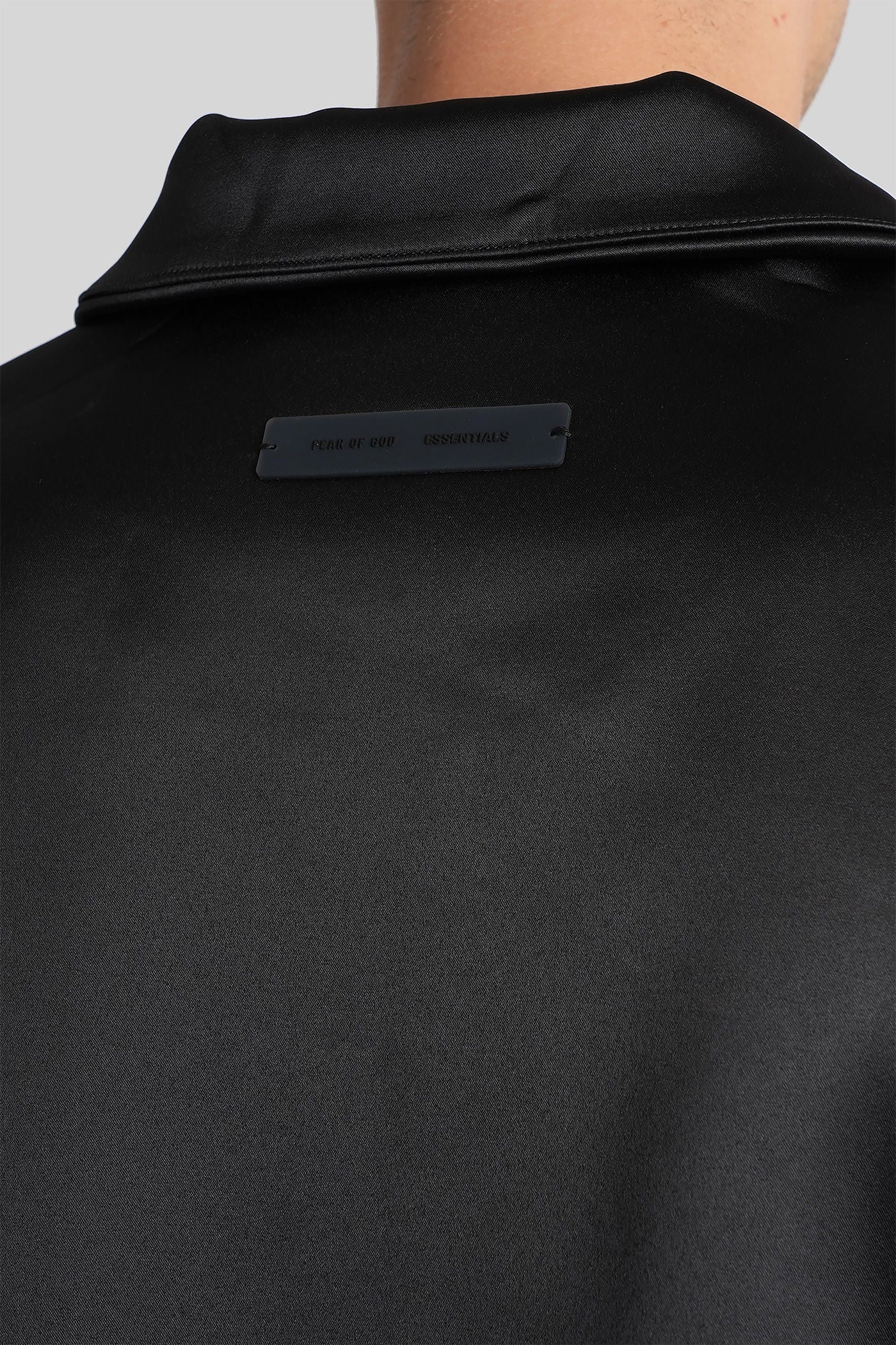 Bomber Jacket in black polyester - Image 5