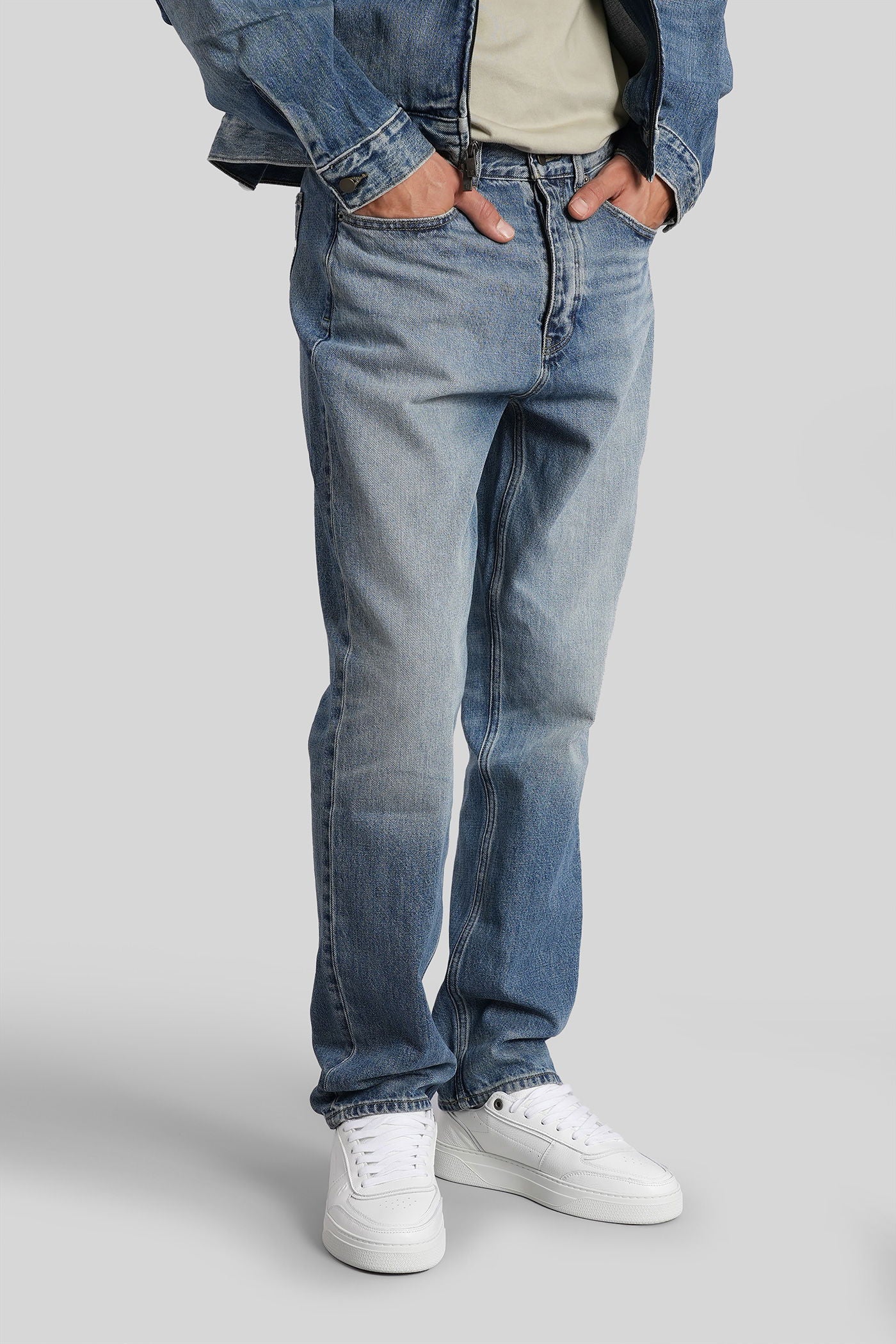 Jeans in blue cotton - Image 4