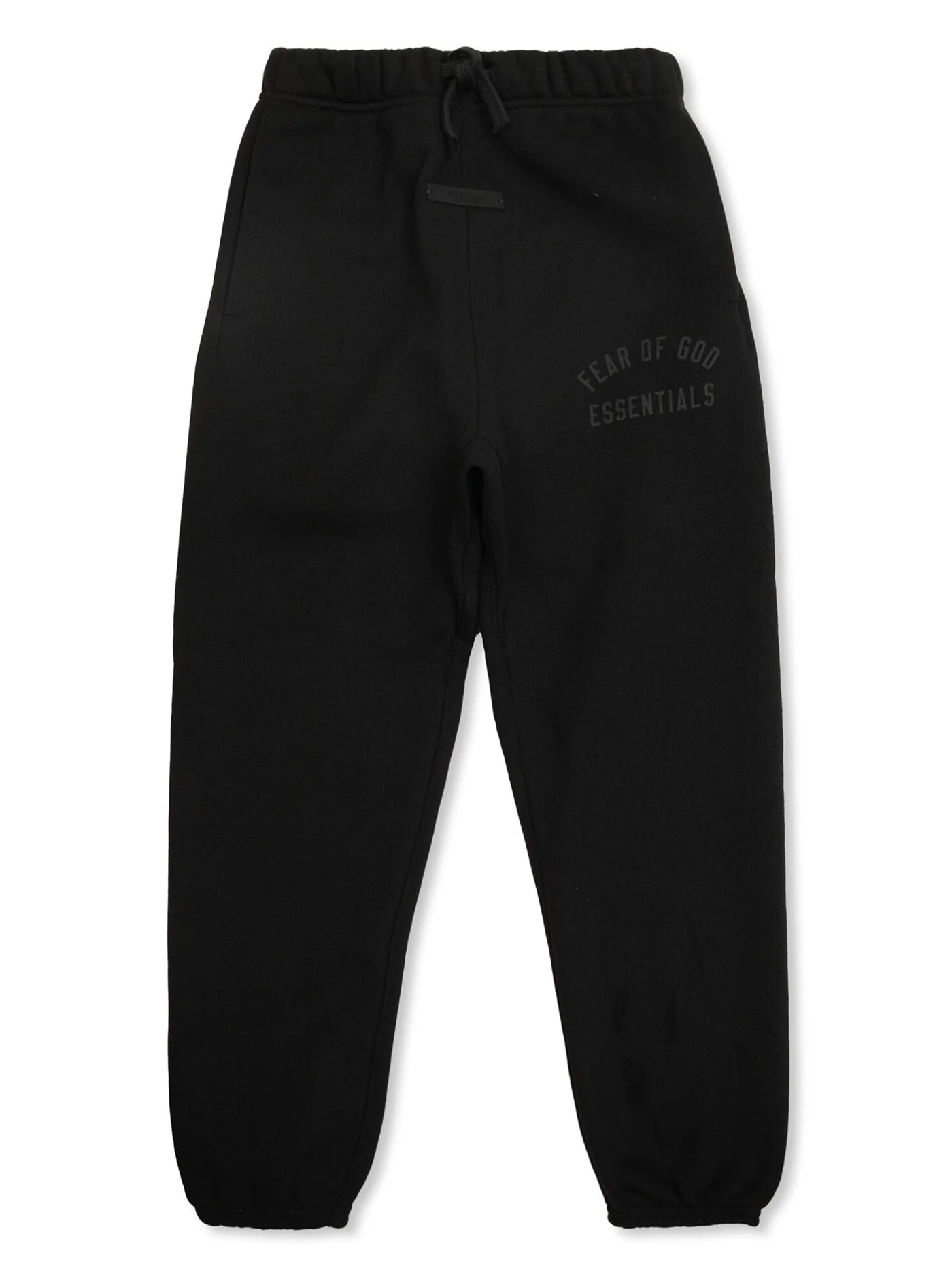 Pants in black cotton