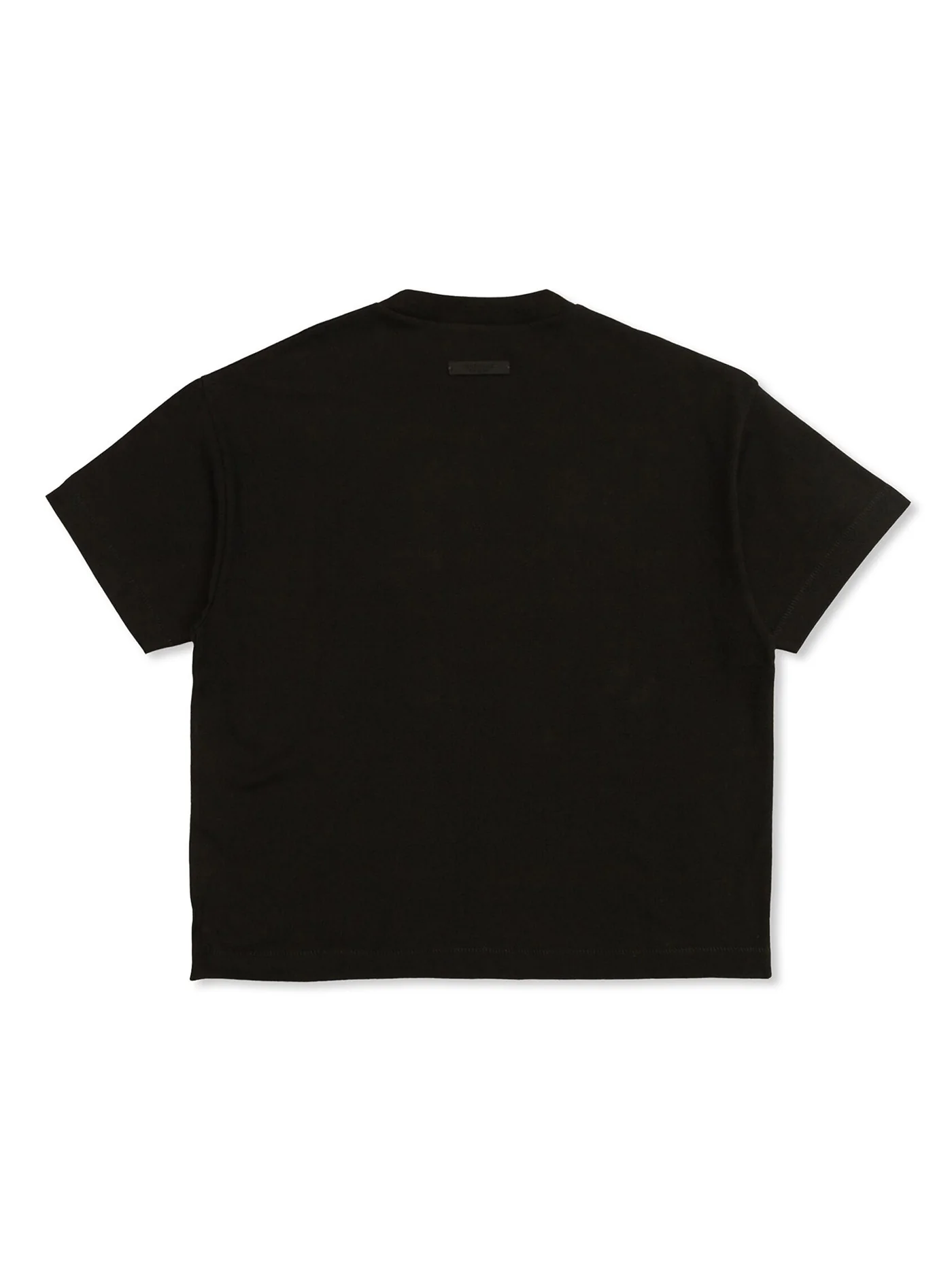 T-Shirt in black cotton - Image 2