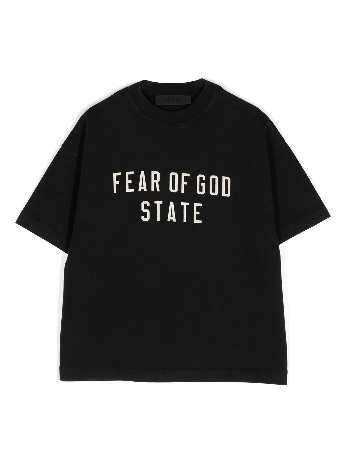 T-Shirt in black cotton